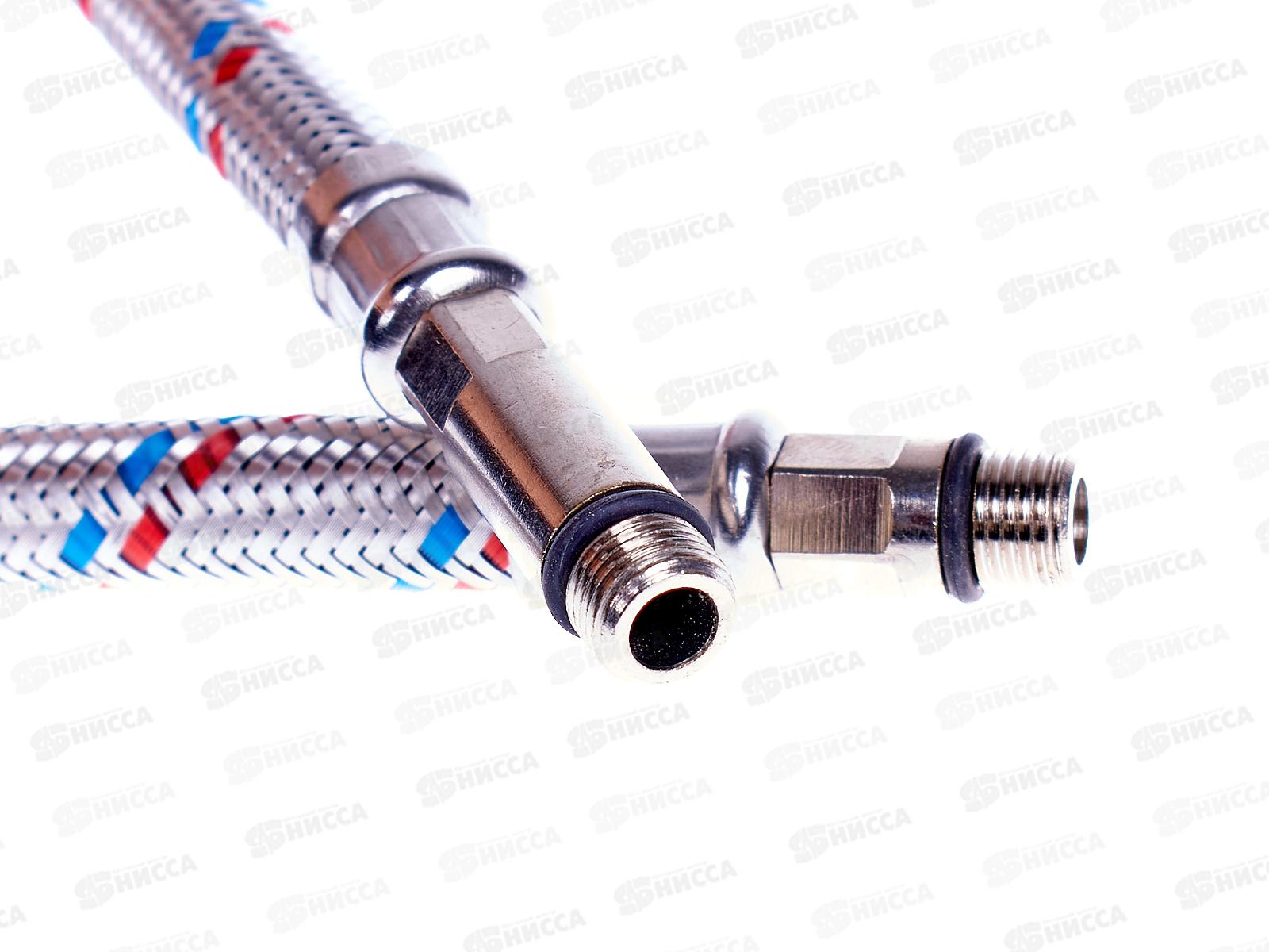 Подводка гибкая д/см  30см (2шт в упаковке) Aqualine сталь, 04830 *25