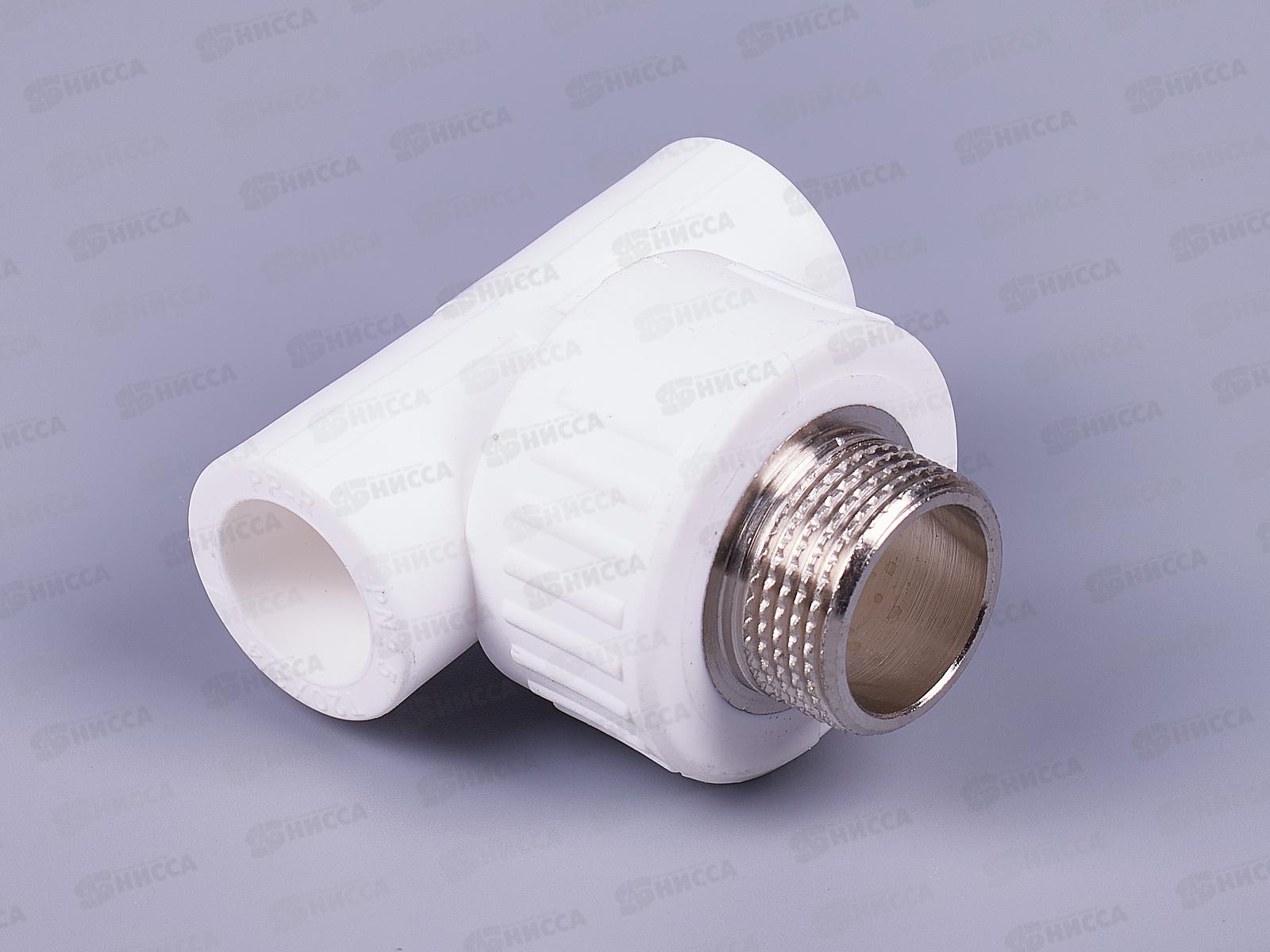 Тройник комбинированный с наружной резьбой 20*3/4*20 Aqualink, 03567 *10/100