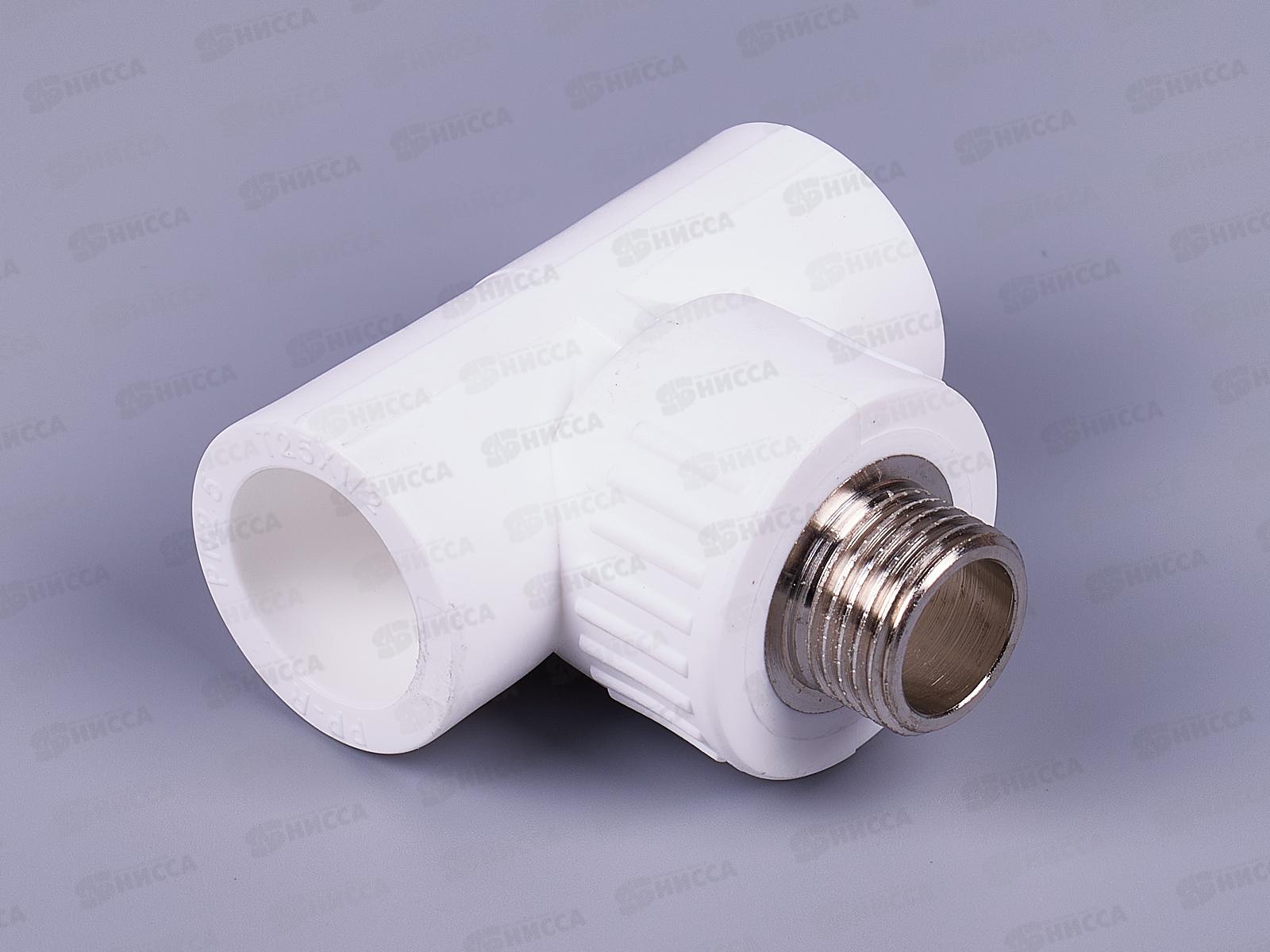 Тройник комбинированный с наружной резьбой 25*1/2*25 Aqualink, 03568 *10/70