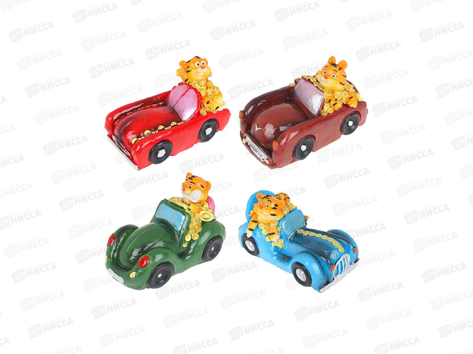 Копилка  &quotТигр в машине, 13-14х8см, 4 дизайна, 359-824  г