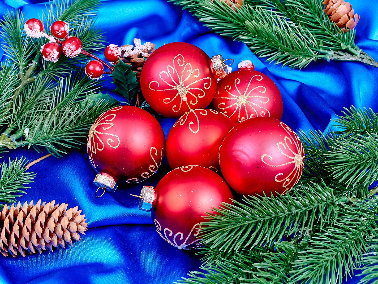 Набор шаров 6шт, 6см стекло, AL-3311 *48