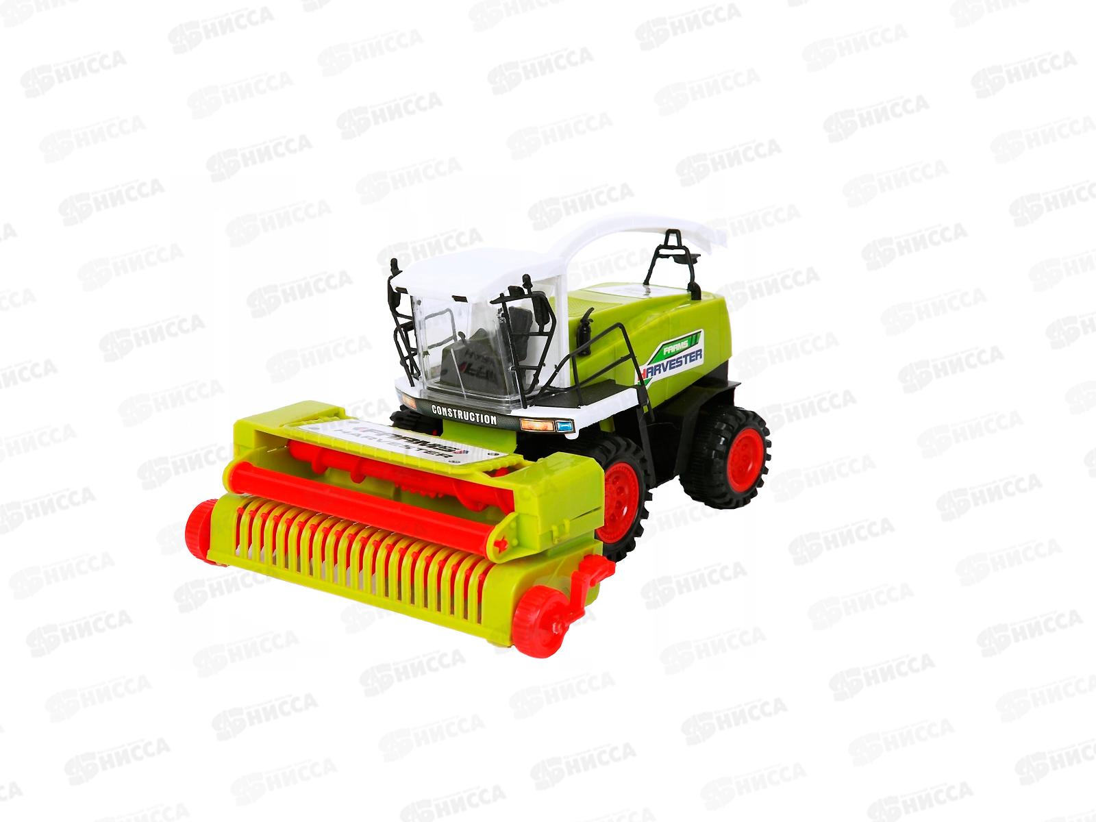 Машина инерционная 0488-221 Комбайн в коробке  *4  гб