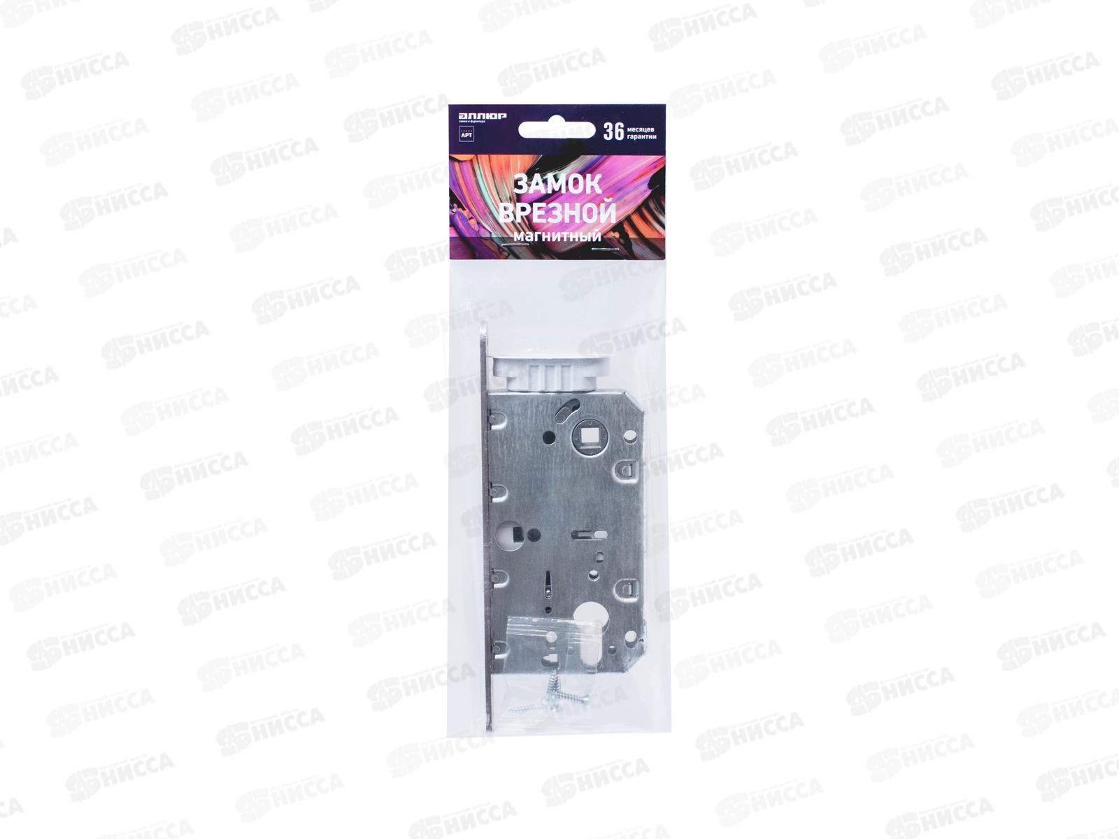 Замок врезной Аллюр APT ML 85-50 SN матовый никель  без цилиндрового механизма  Хедер *30 125