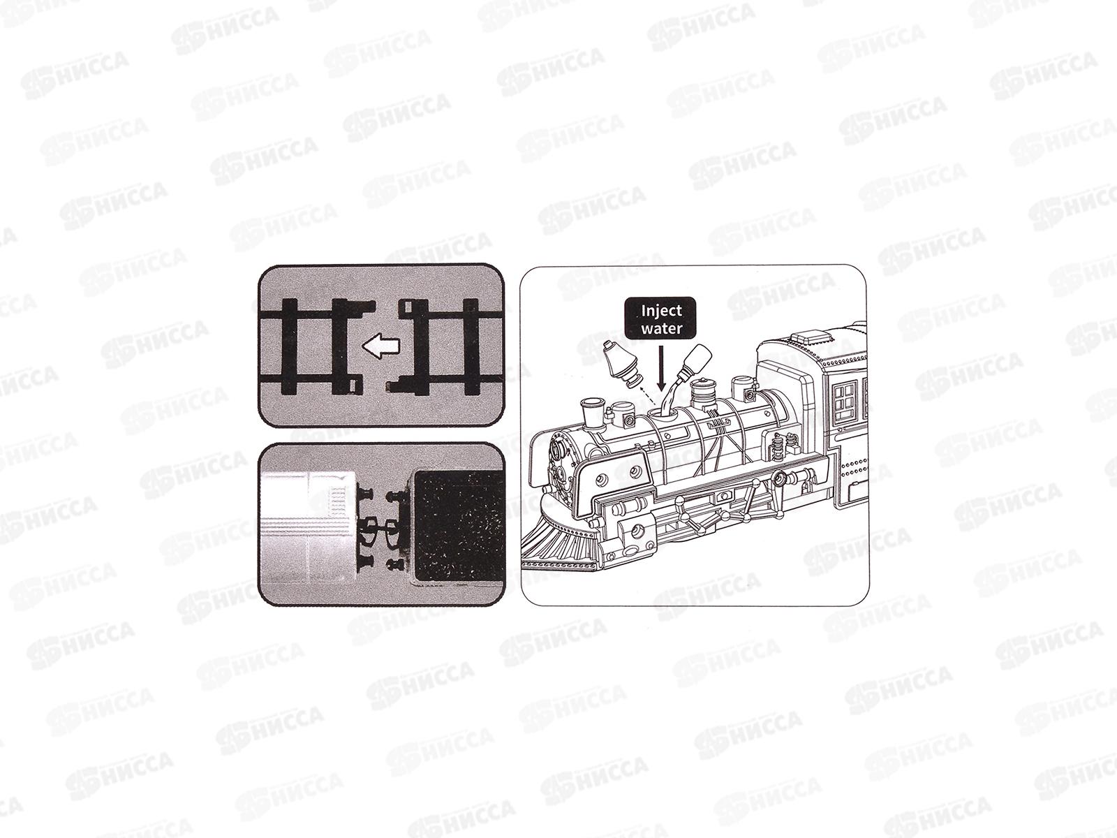 Железная дорога 1603С-4С Пускает пар, 303165  *6  гб