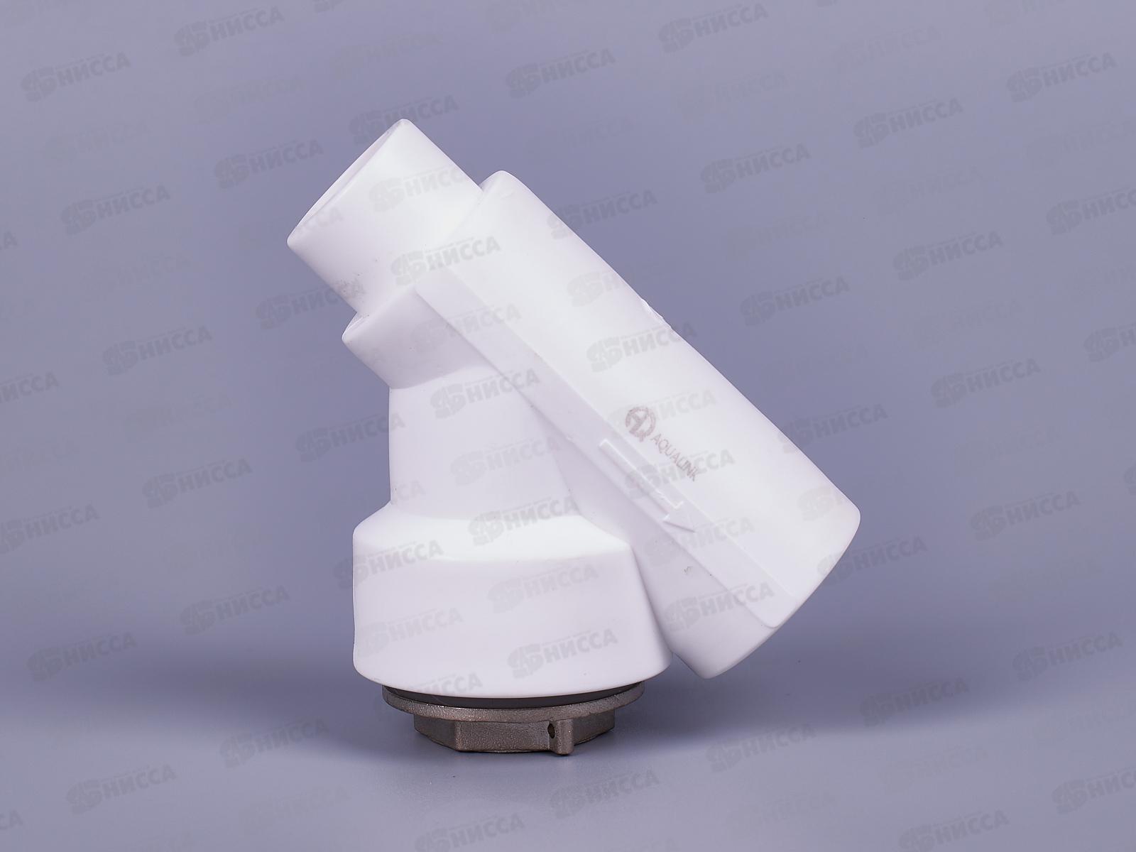Фильтр сетчатый PP-R DN25 Aqualink косой, муфта-штуцер, 03617 *10/60