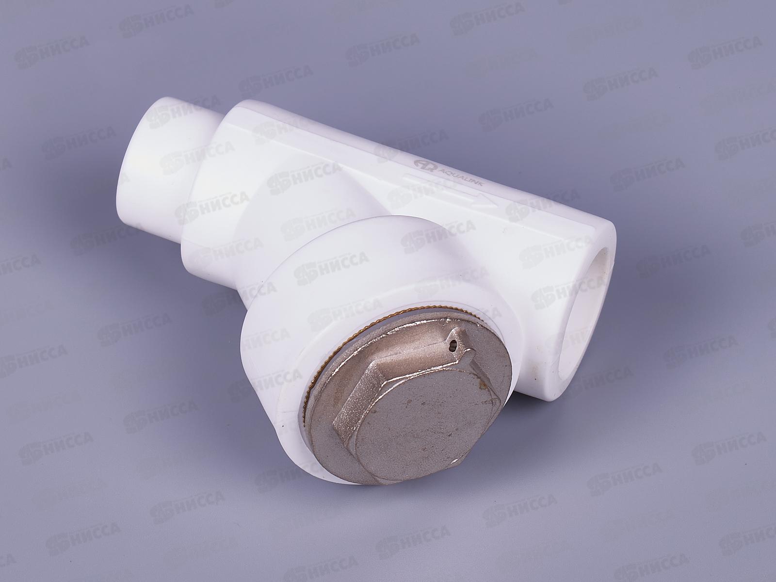 Фильтр сетчатый PP-R DN25 Aqualink косой, муфта-штуцер, 03617 *10/60