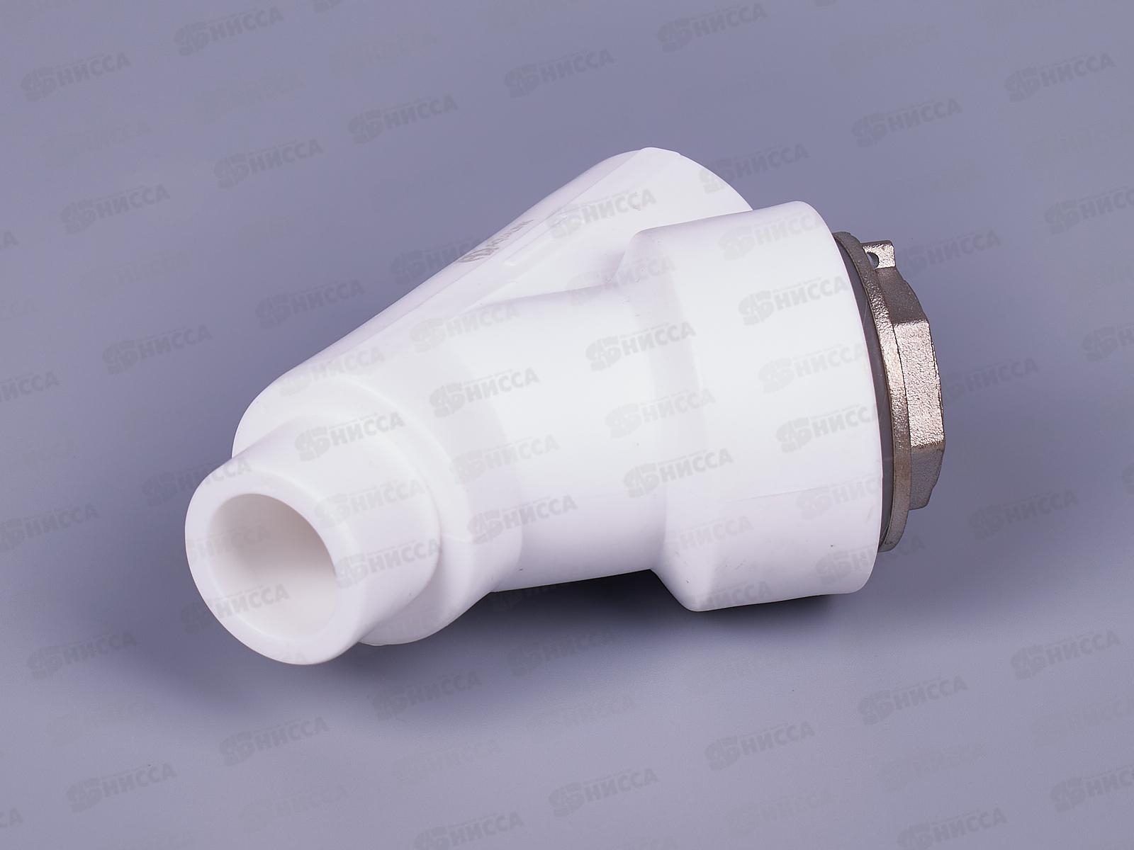 Фильтр сетчатый PP-R DN25 Aqualink косой, муфта-штуцер, 03617 *10/60