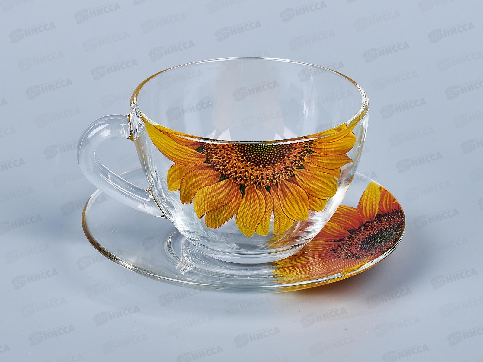 Чайная пара 337-Д Подсолнух