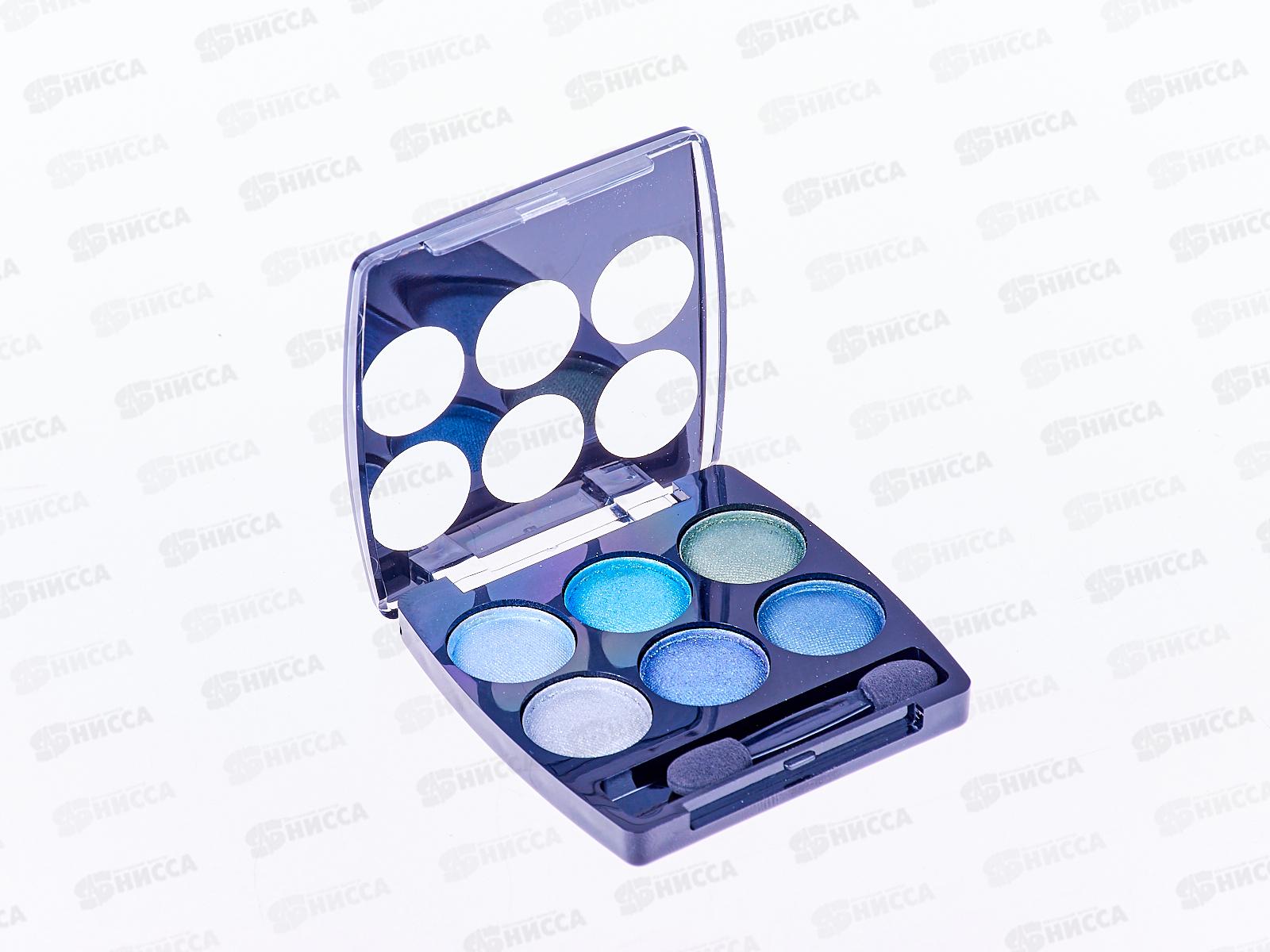 Farres Тени для век 1012B 6цвета перламутровые *12