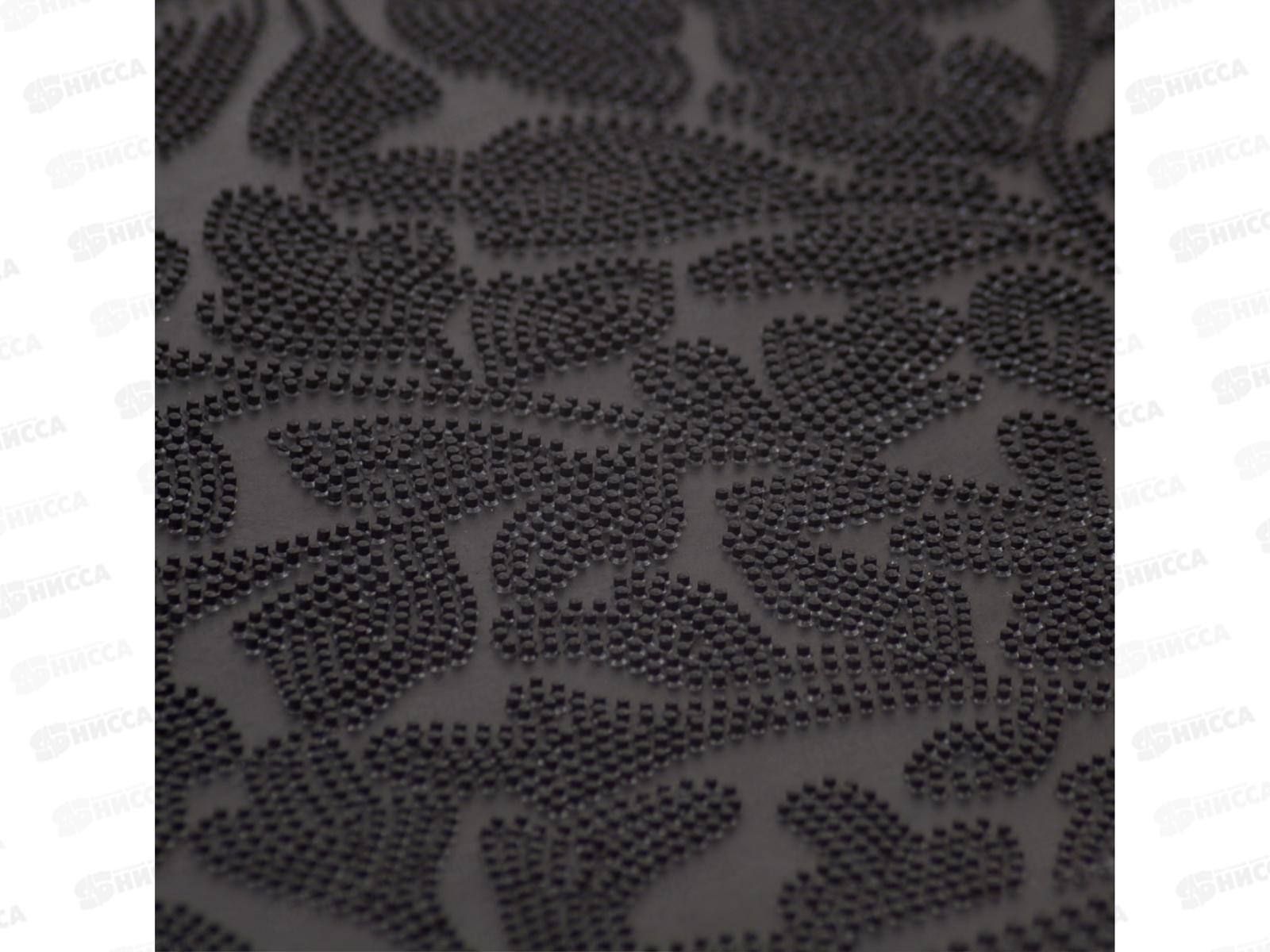 Коврик резиновый &quotЛиства&quot 40*60см черн SUNSTEP 31-025