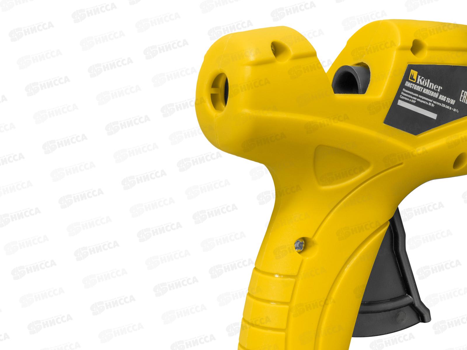 Пистолет клеевой  80Вт, 11*100мм, Kolner KGG 11/80 *48