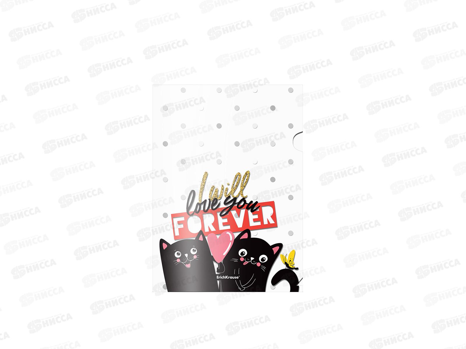 Папка-уголок EK54890 А4 4шт Feline Frends *50