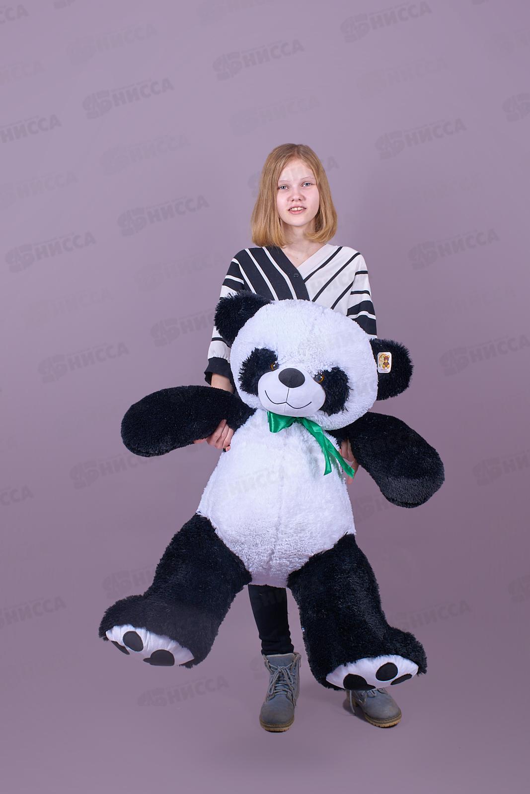 Панда Чика 70см, черно-белый, с лентой, ПЧ-100  Мила