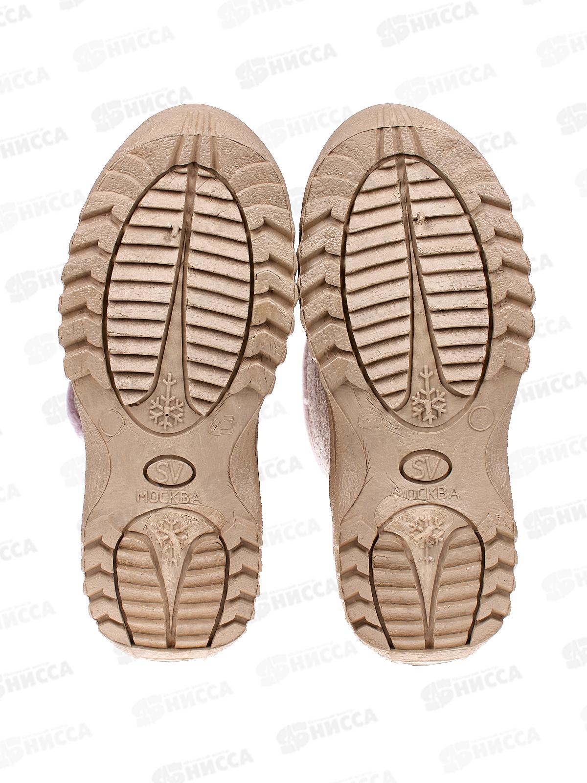 Сапоги женские Войлочные на липучке 1/7 3 бежевые р.42