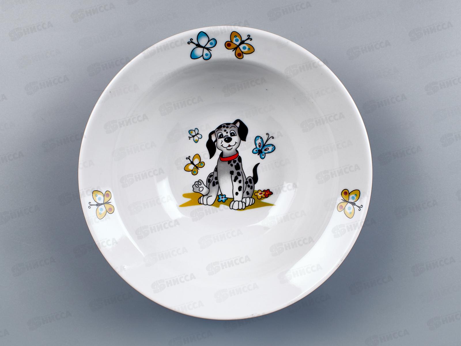 Миска 300см3 Озорные щенки *12  062112