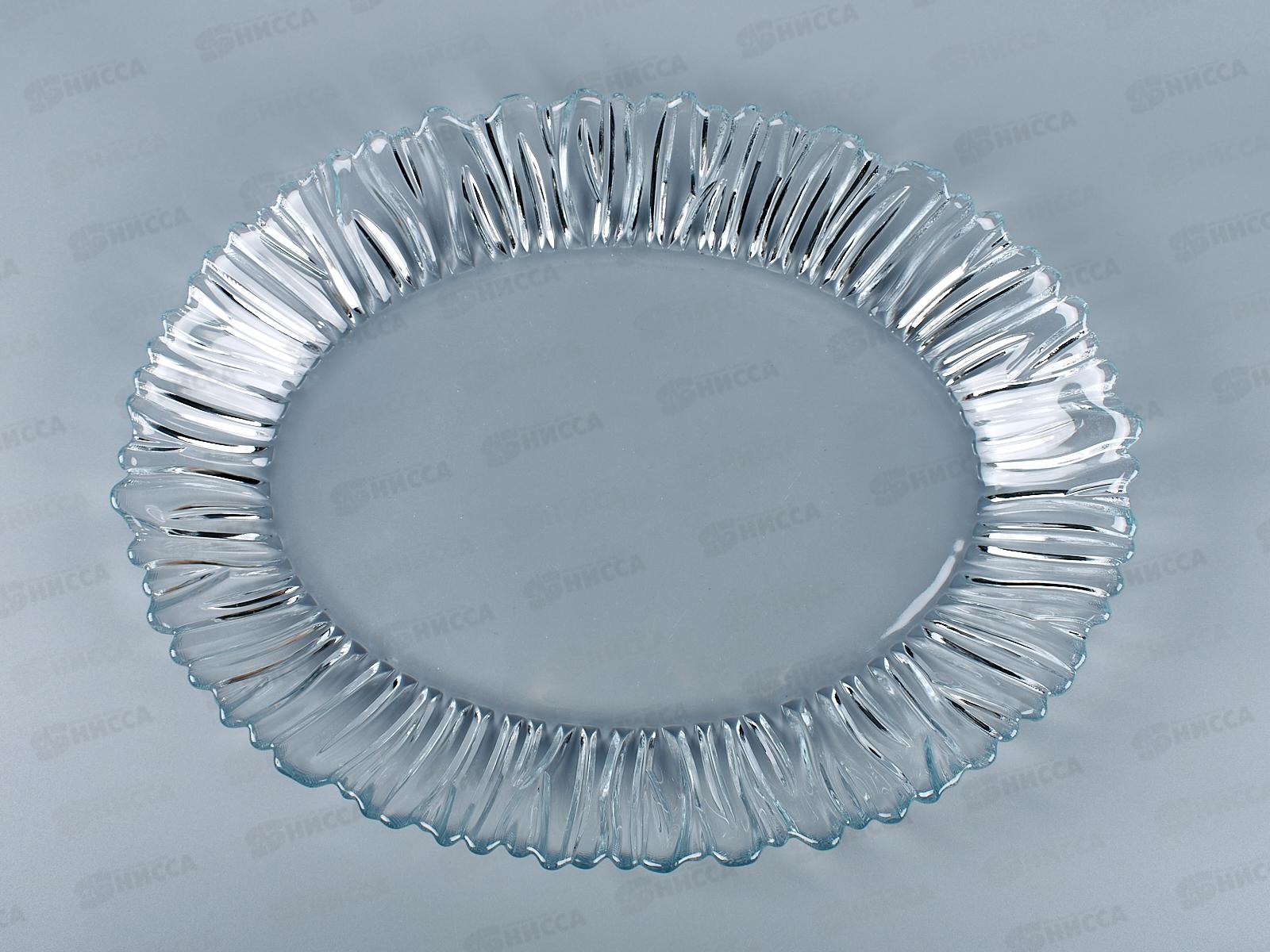 Блюдо Аврора 330*250мм из упрочненного стекла 10546SL