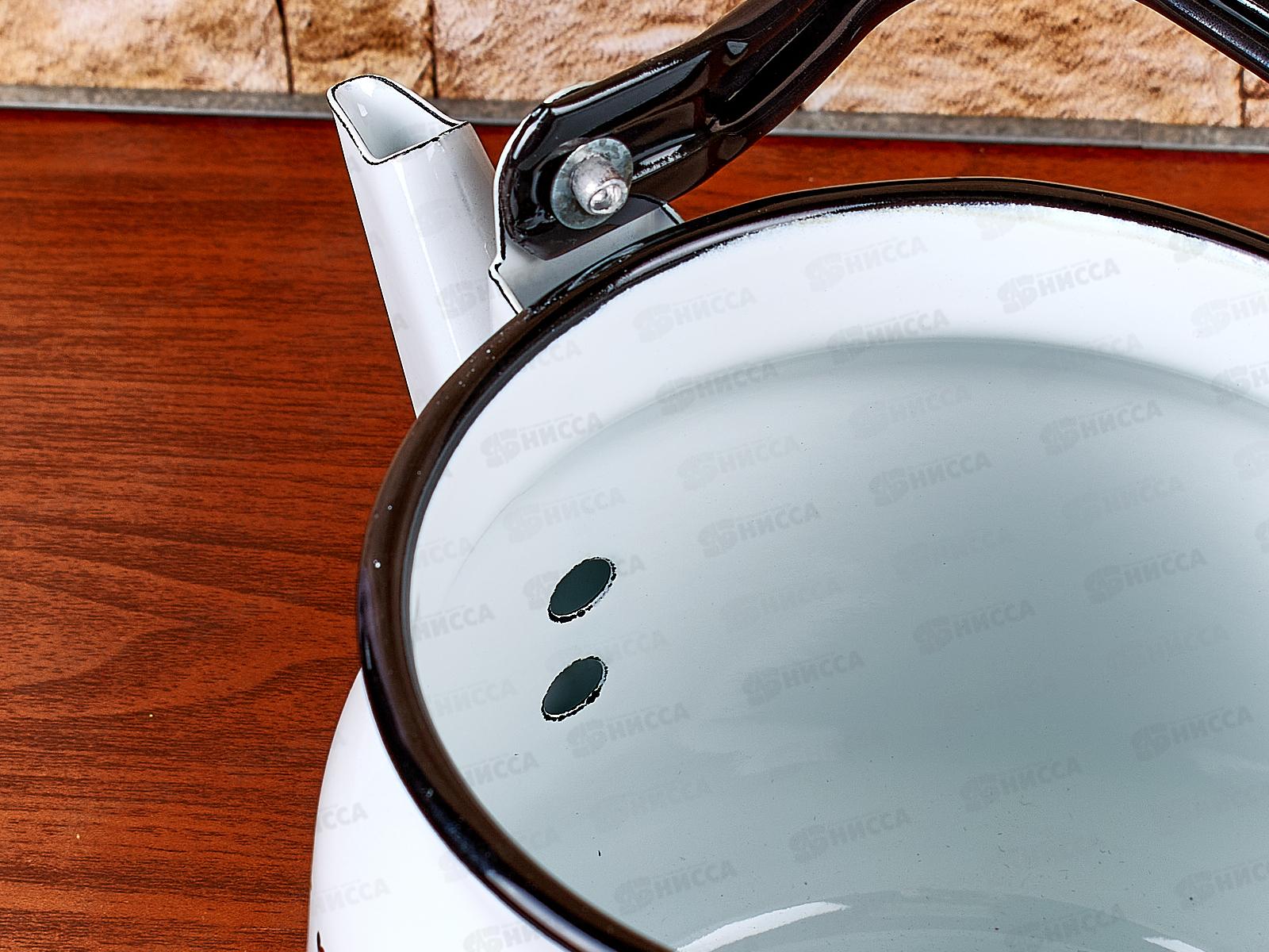 Чайник 2,3л Каприче, белый с пластмассовой кнопкой С2714.3*118