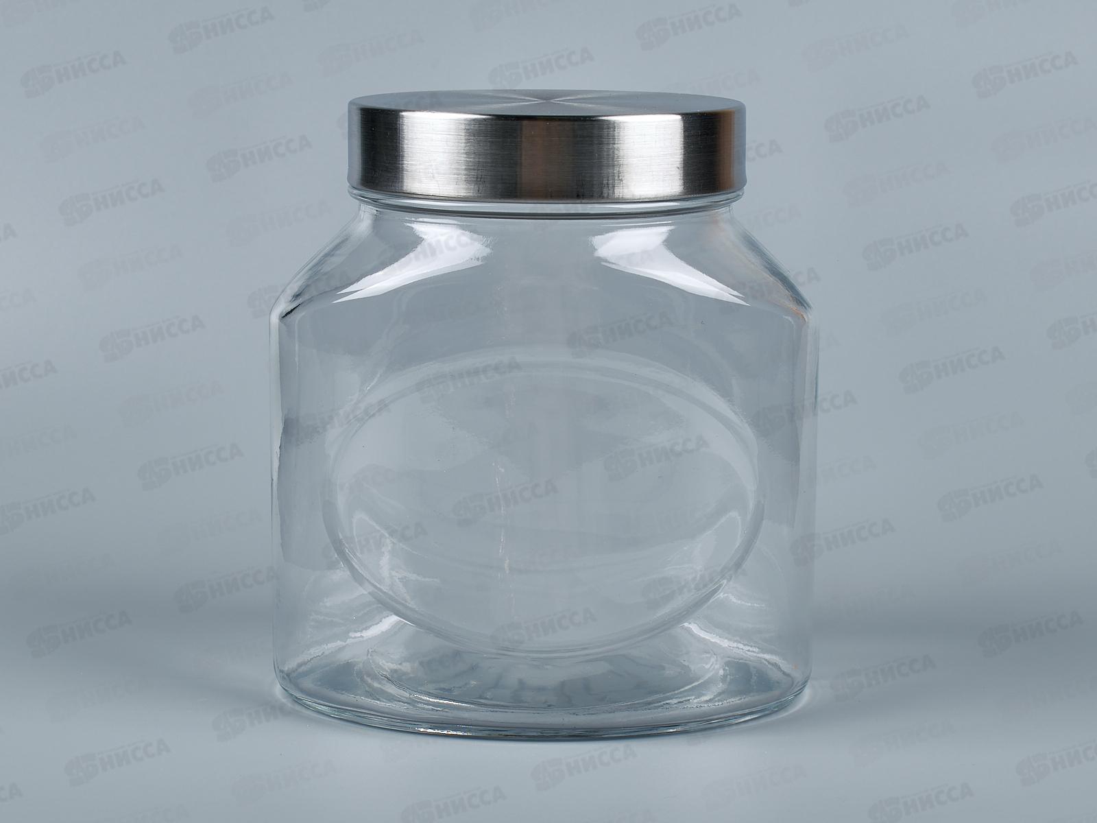 Банка Элипс с крышкой 1500мл 80387SL