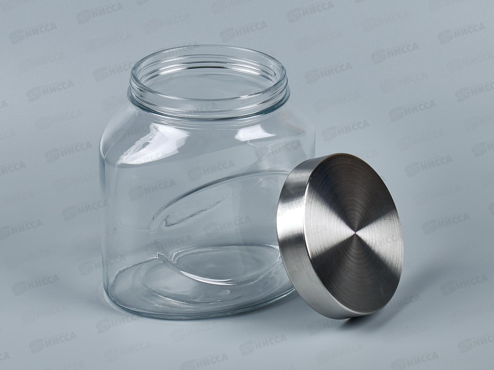 Банка Элипс с крышкой 1500мл 80387SL