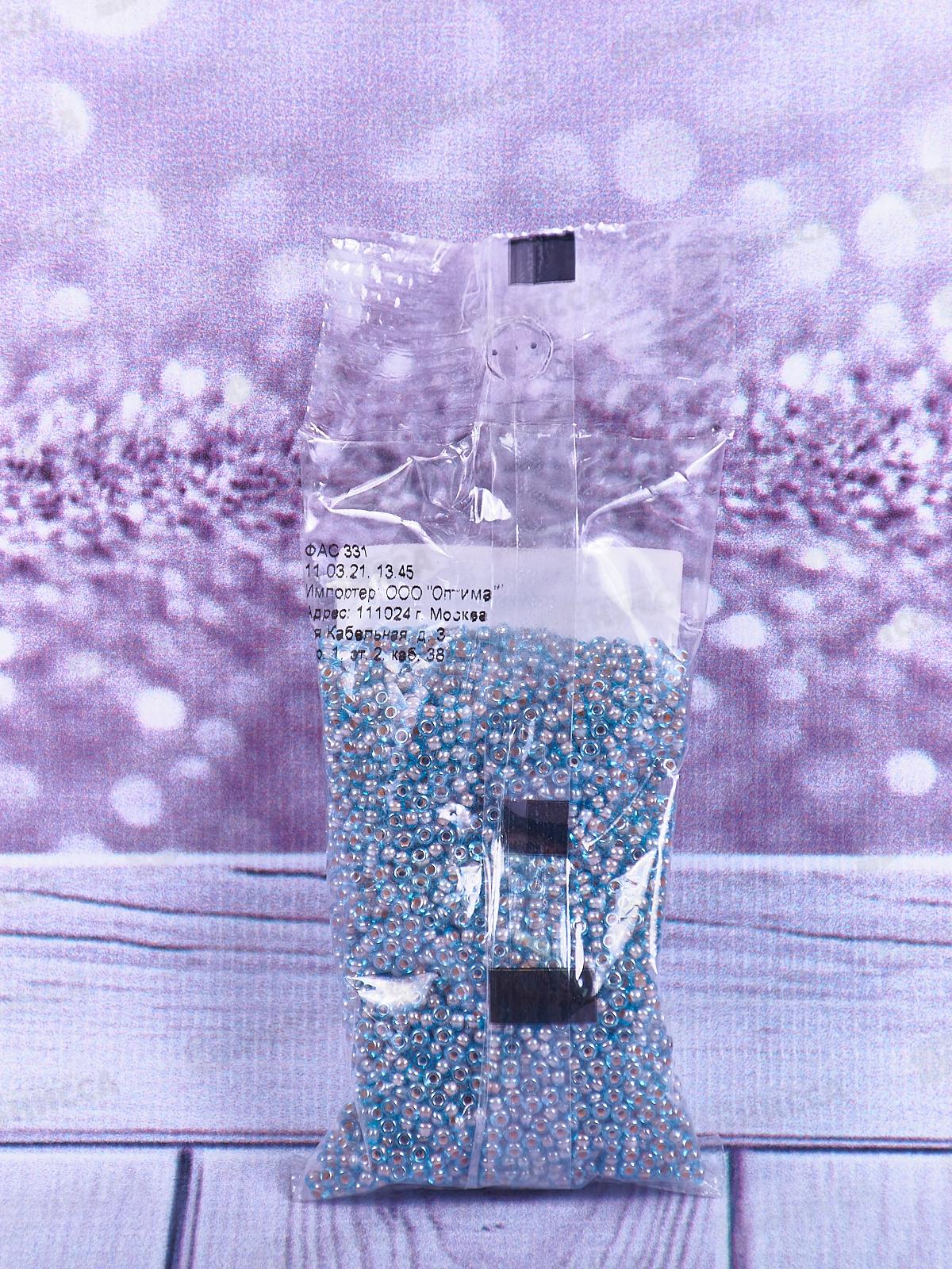 Бисер &quotGAMMA&quot A570 10/0 круглый, 50г, голубой, 2.3мм, 61017