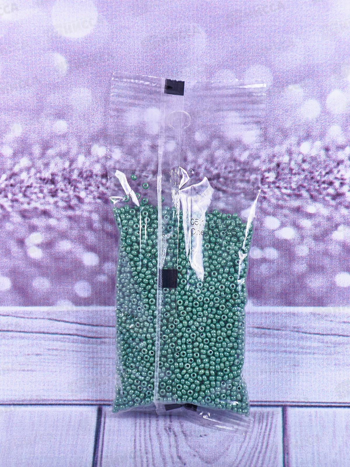 Бисер &quotGAMMA&quot G462 10/0 круглый, 50г, темно-зеленый, 2.3мм, 53233