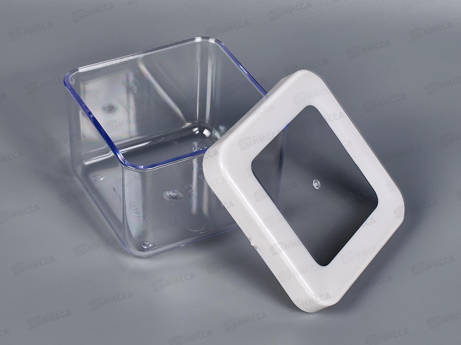 Емкость для сыпучих продуктов 0,5л СТЕП Белый М1290 *12