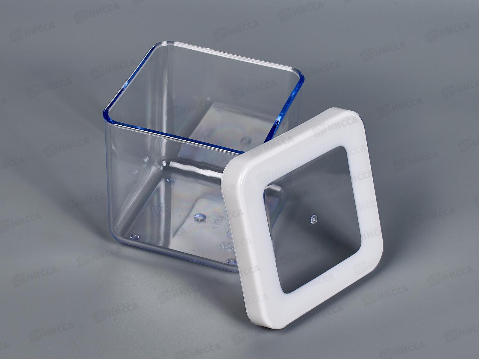 Емкость для сыпучих продуктов 0,65л СТЕП Белый М1291 *12