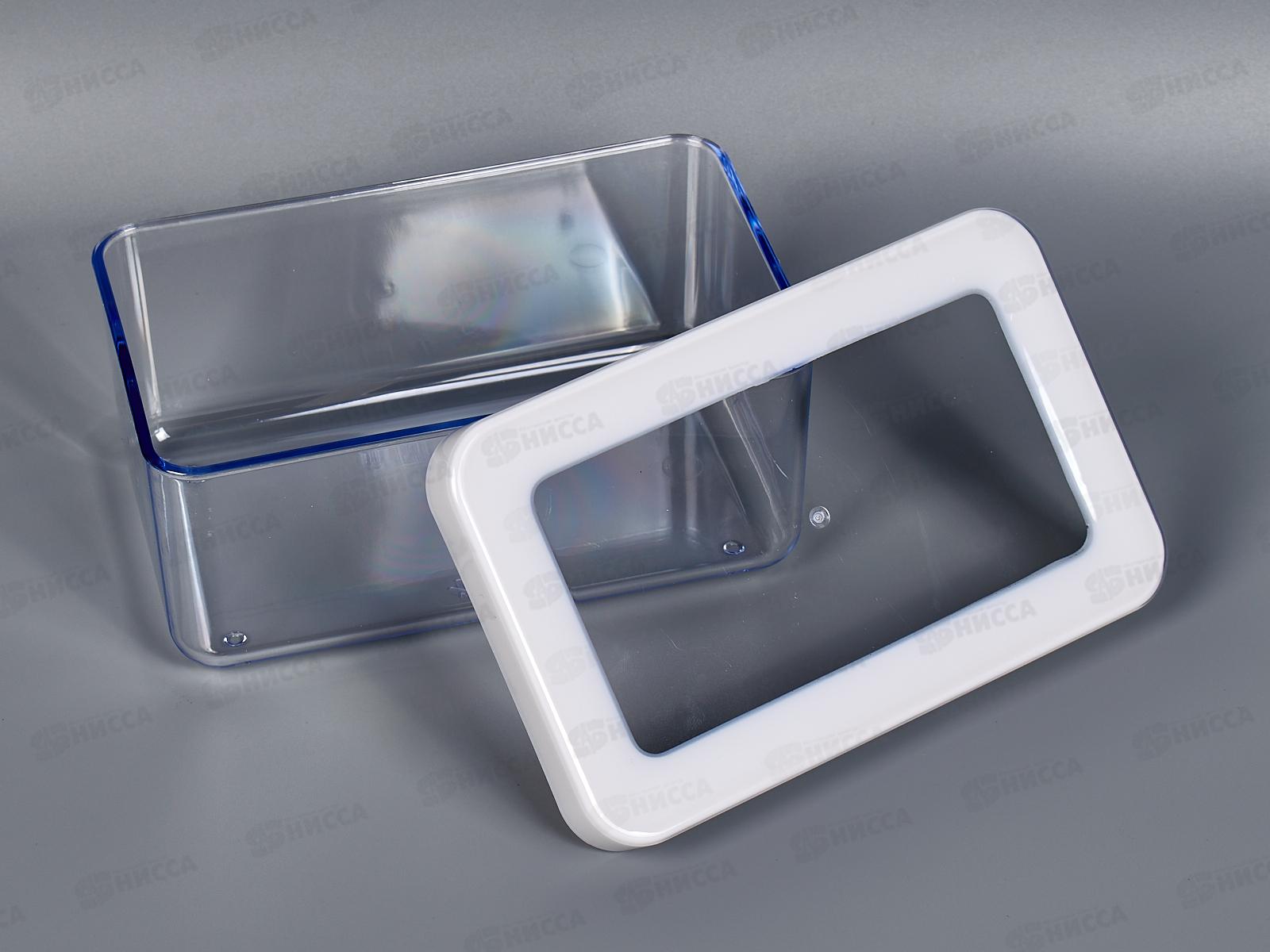 Емкость для сыпучих продуктов 0,8л СТЕП Белый М1295 *12