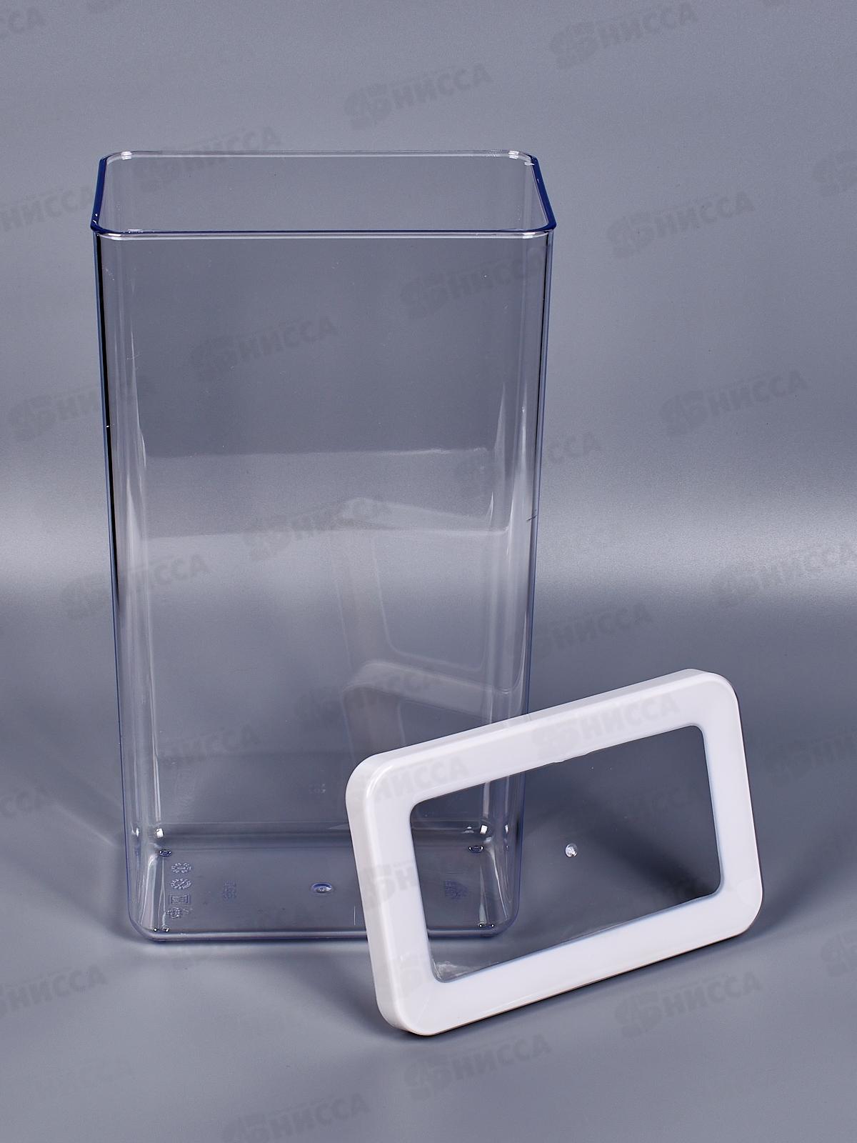 Емкость для сыпучих продуктов 3,2л СТЕП Белый М1299 *12