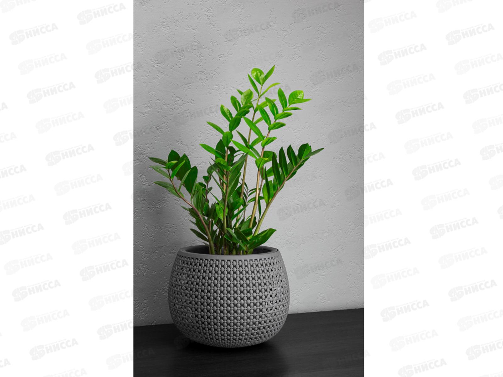 Кашпо  ПИРУЛА D290мм 4л Графитовый М3101 *4