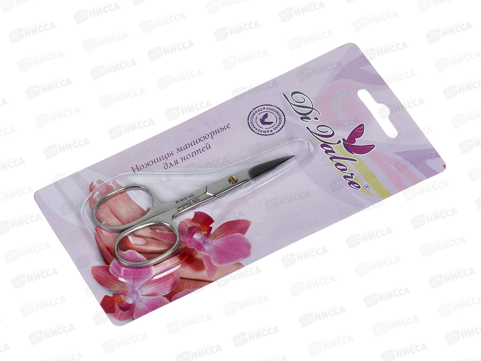 Ножницы маникюрные 9см 101-015М лезвие прямое *12