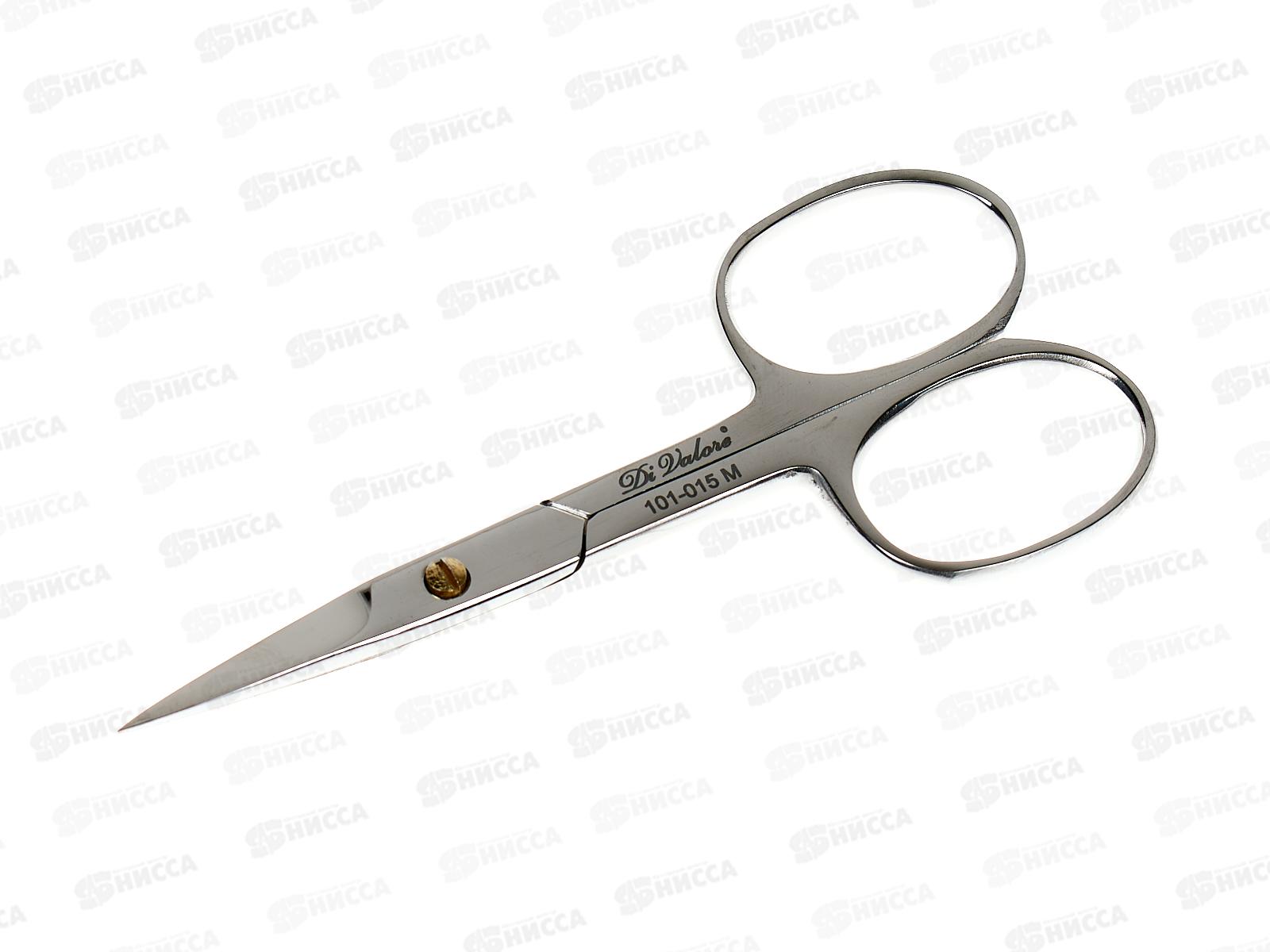 Ножницы маникюрные 9см 101-015М лезвие прямое *12