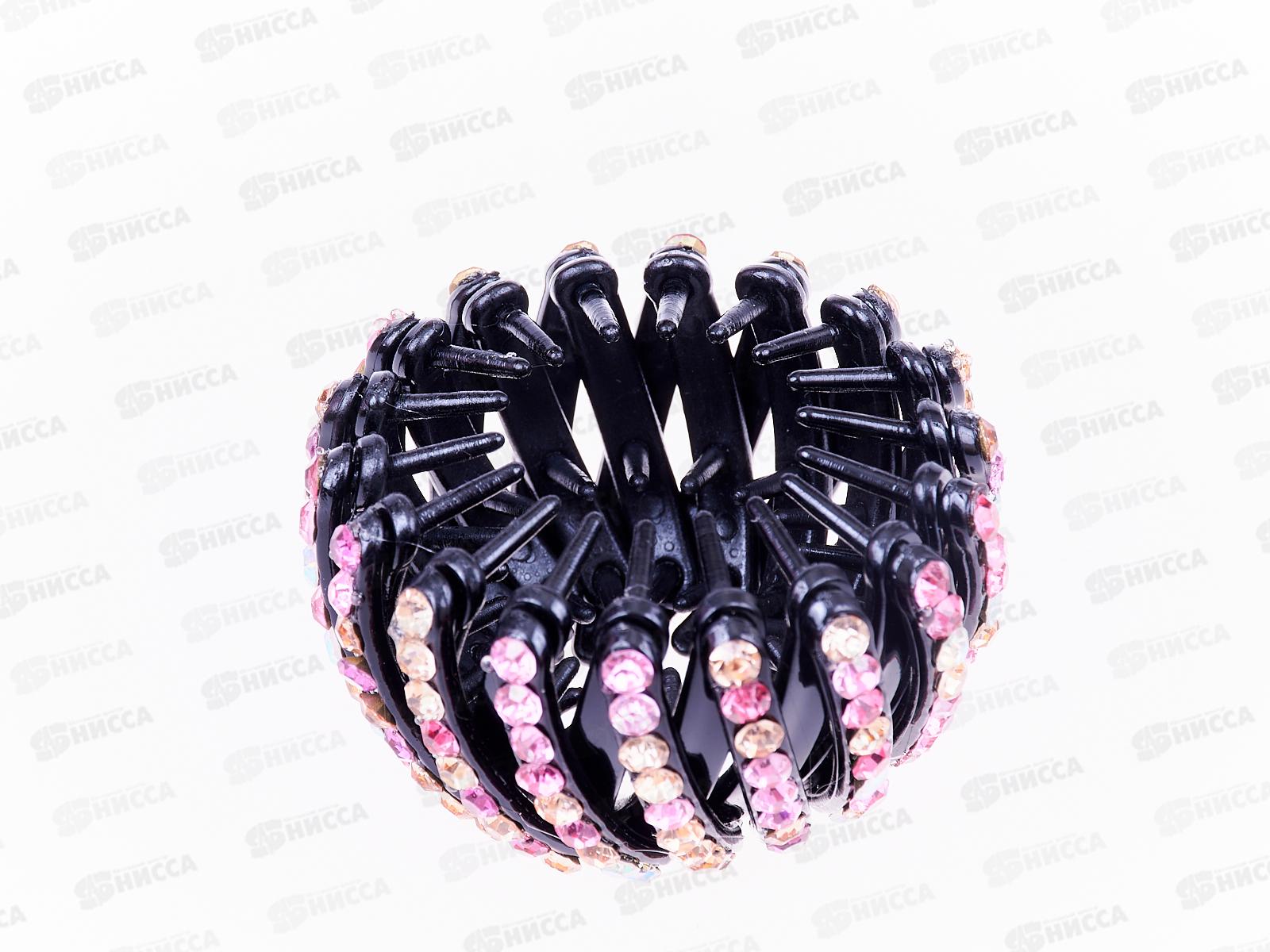 Сетка-краб пластик для волос 6см. №18