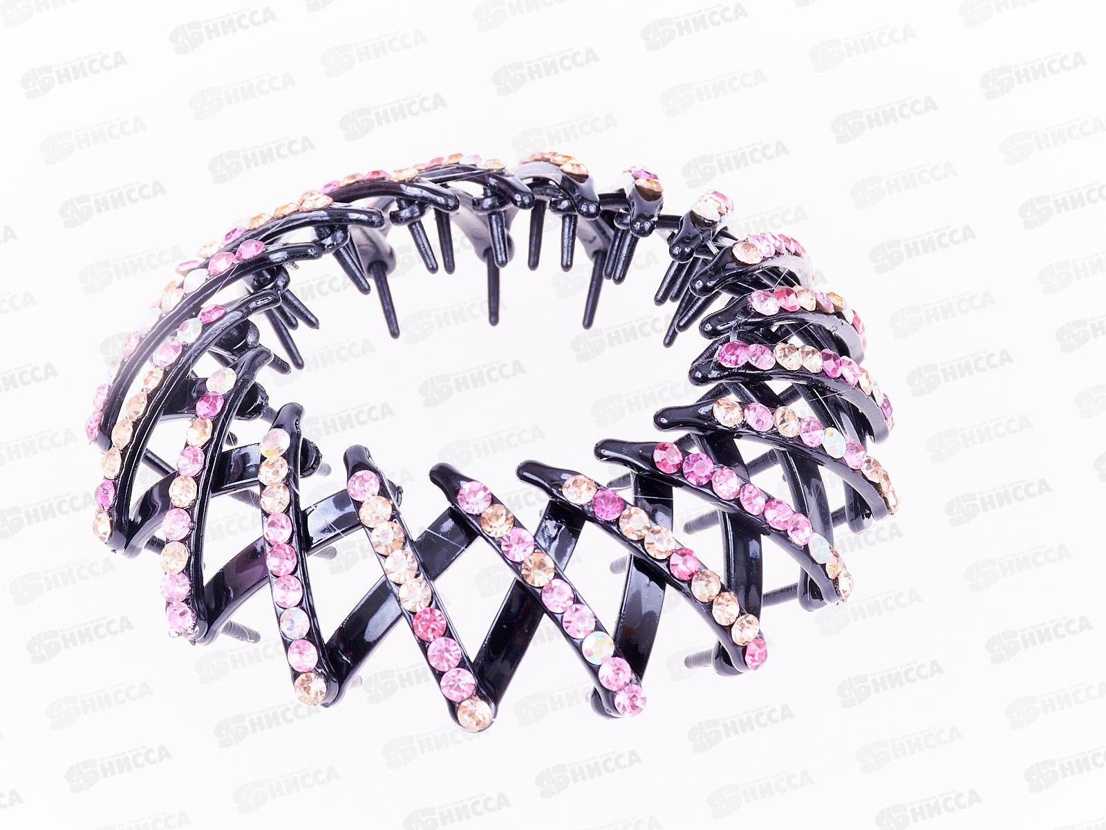 Сетка-краб пластик для волос 6см. №18