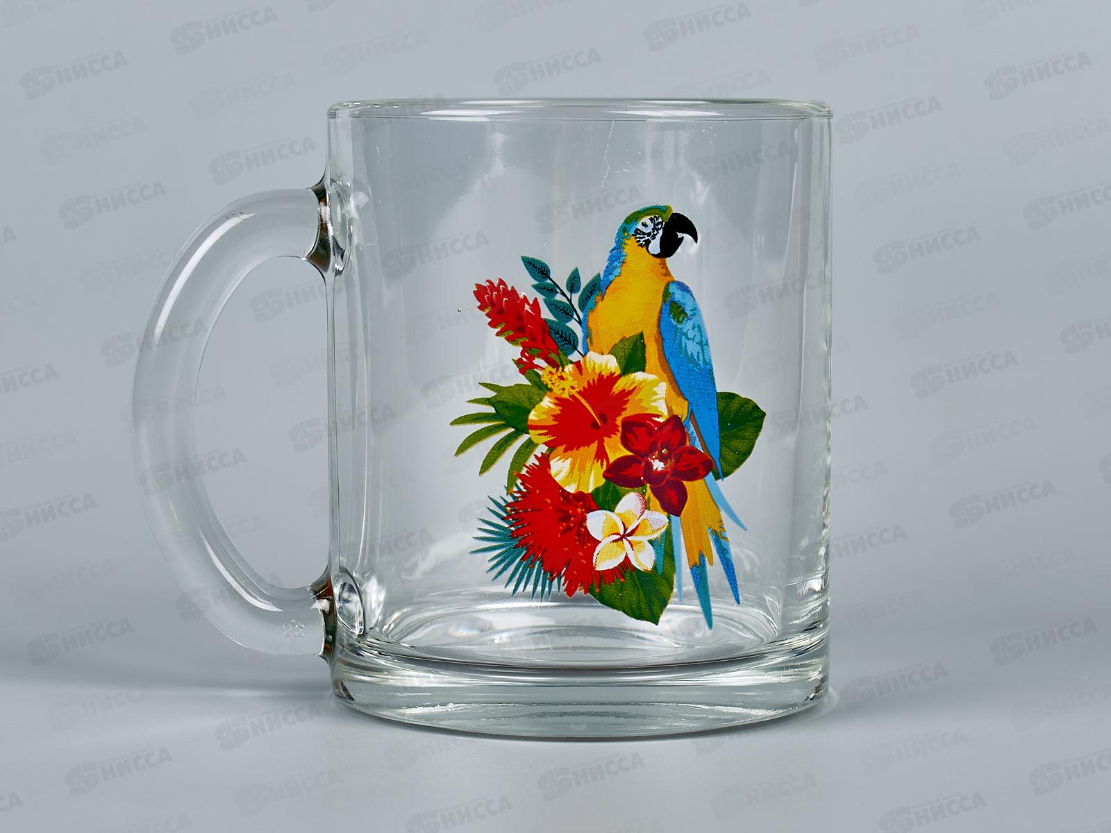 Кружка &quotЧайная&quot (Тропические птицы) 300см3 *24 1208
