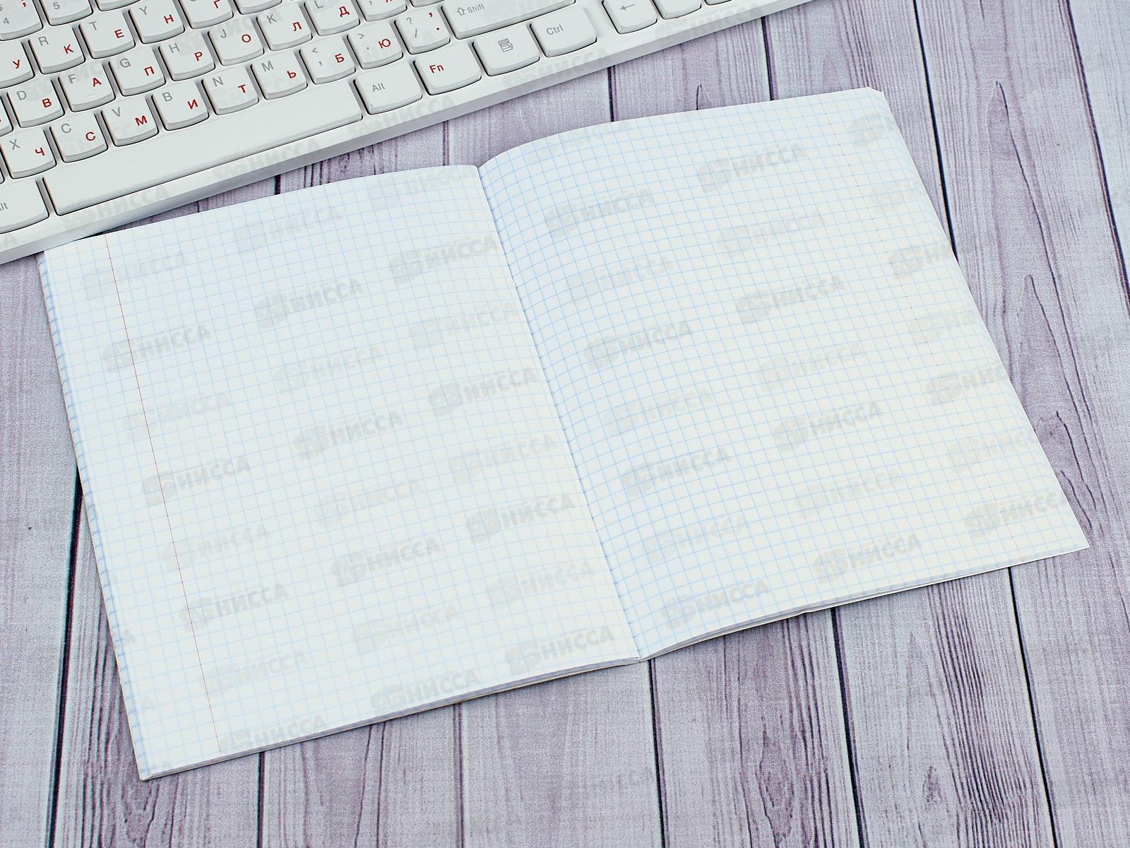 Тетрадь 48 листов клетка. Hatber б/в METALLIC CROCO черный *5/60