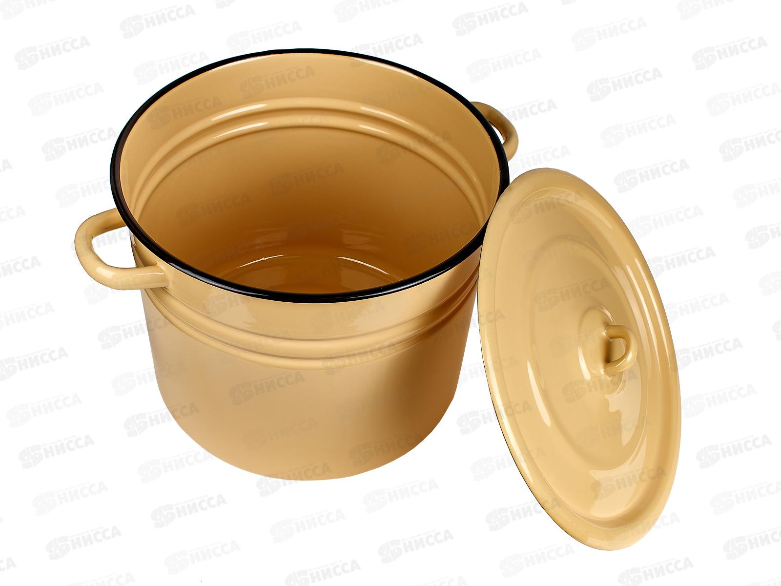 Кастрюля 14,0л цилиндрическая палевая С41626.П