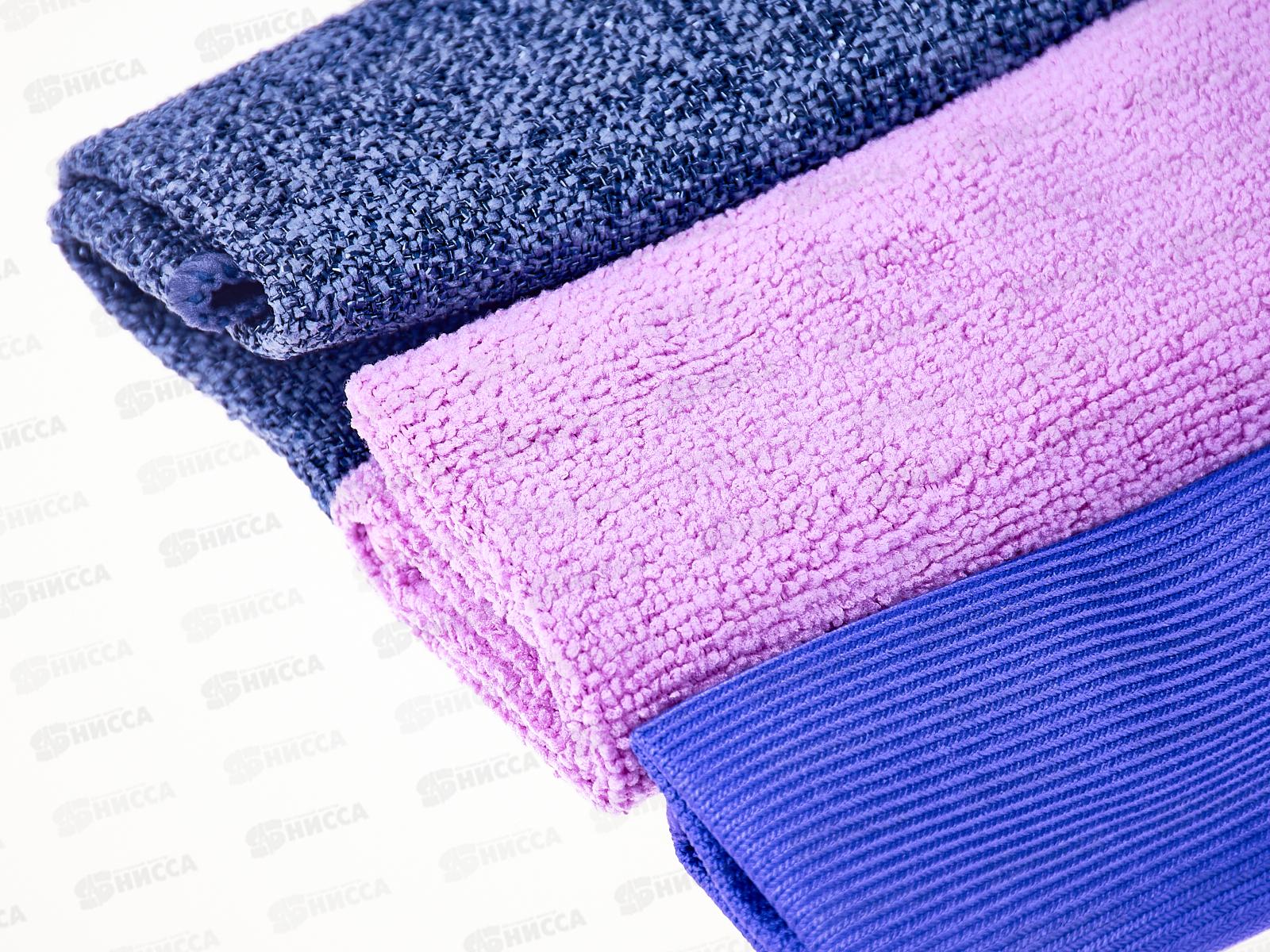 Салфетка из микрофибры 30*30см 3шт микрофибра 200002 *60