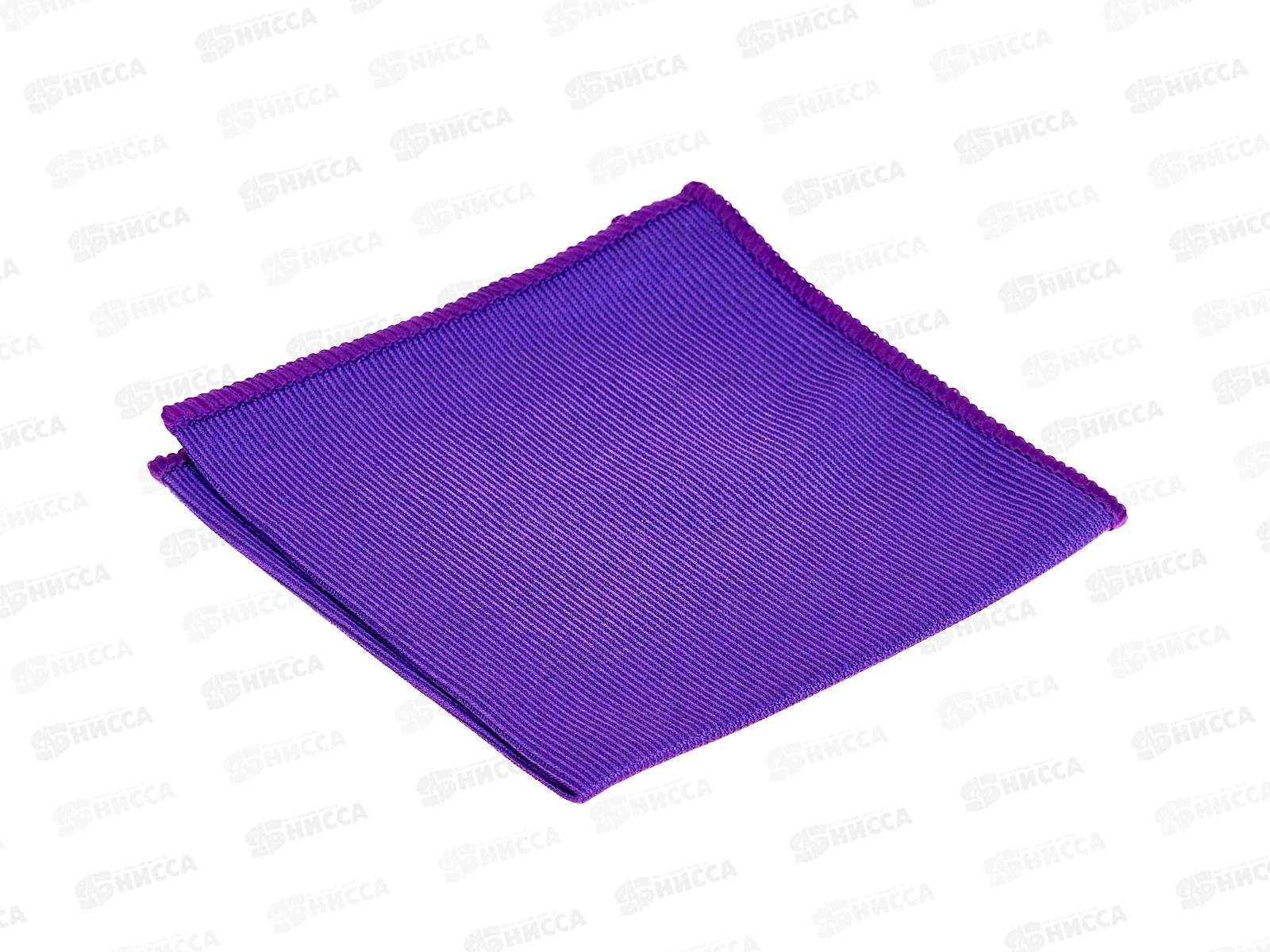 Салфетка из микрофибры 35*35см для стекол и зеркал 200029 *200