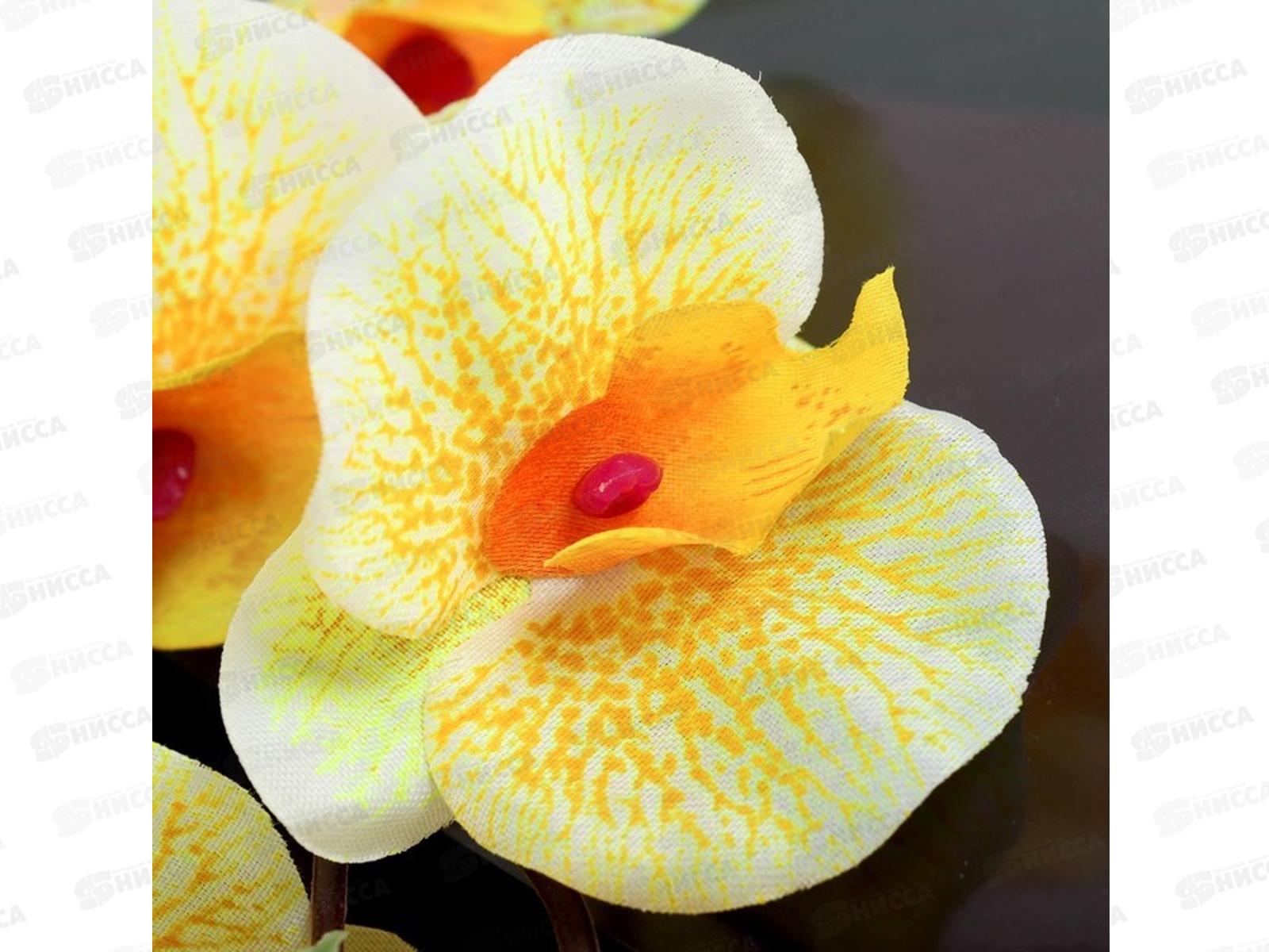 Цветы искусственные 80см Орхидея фаленопсис желтый 4301700