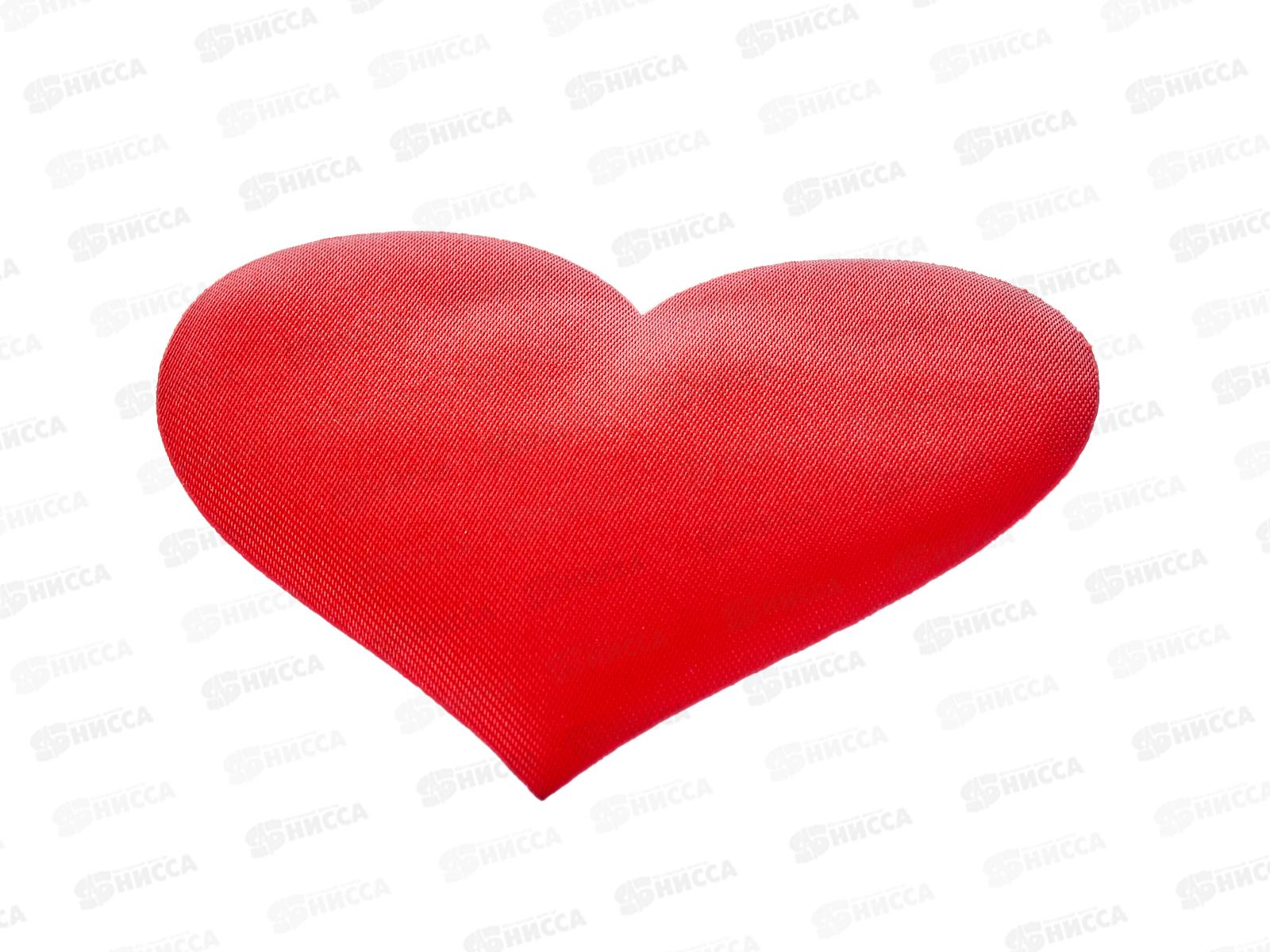 Сердце декор 12шт красный 6,5*5см 3944555 *20