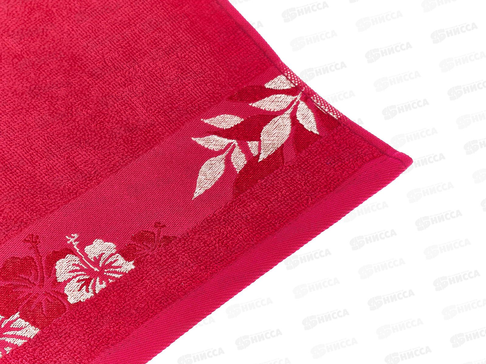 Полотенце махровое 30*60 ВЛ Сад красный 05-067