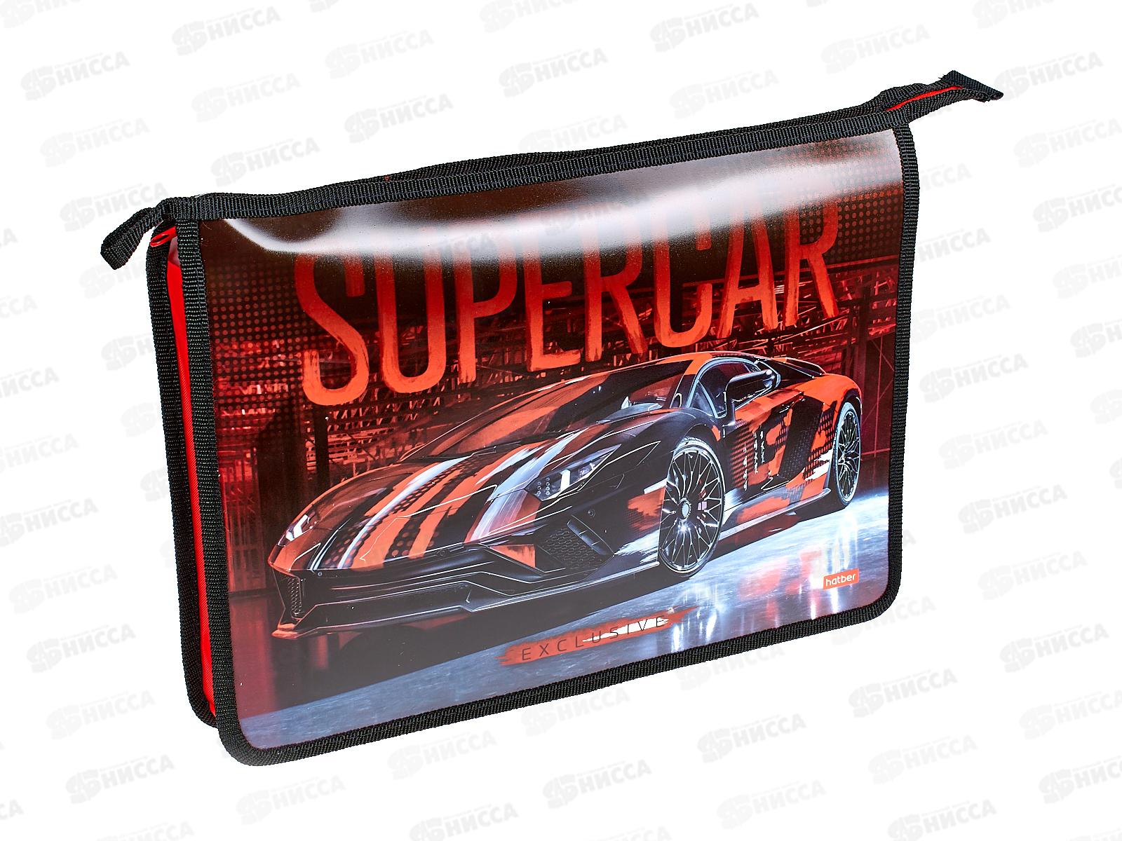 Папка для тетрадей Hatber А4 Super car,22034*12