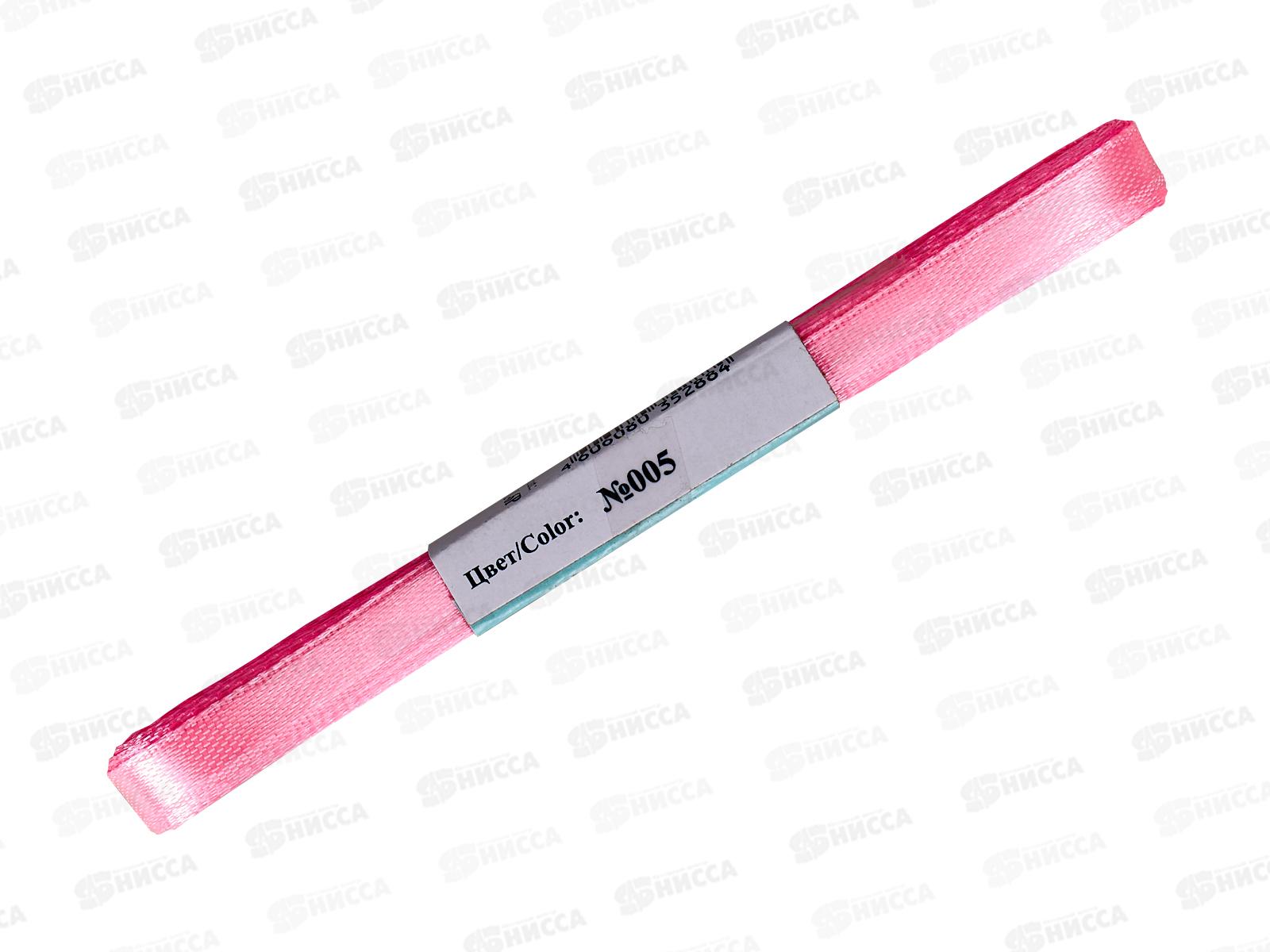 Лента атласная &quotGamma&quot  6мм (1/4&quot) №005 розовый, 5,4м AL-6P фасовка