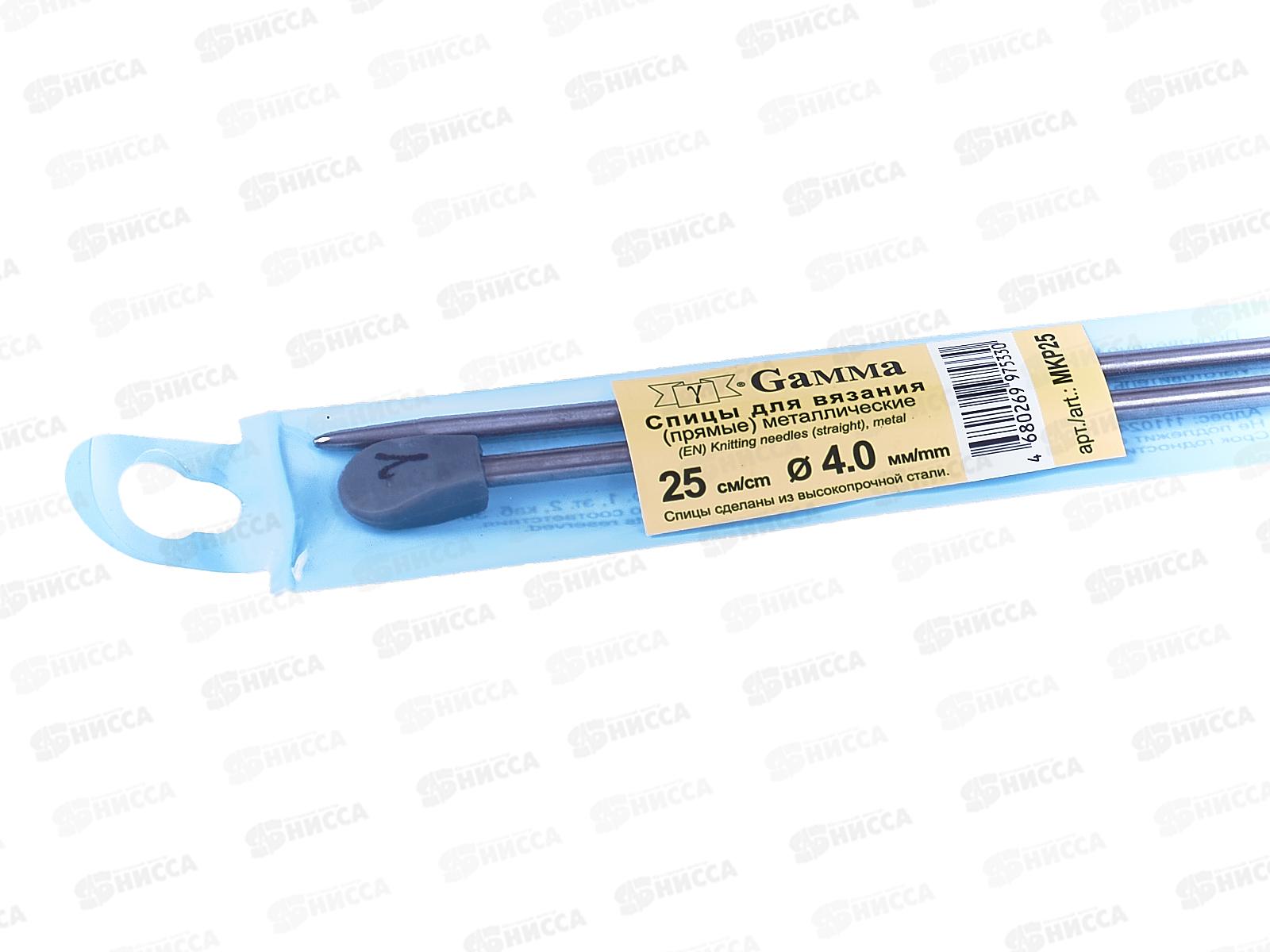 Спицы &quotGamma&quot прямые сталь d 4.0 мм 25см под никель МКР25 *10