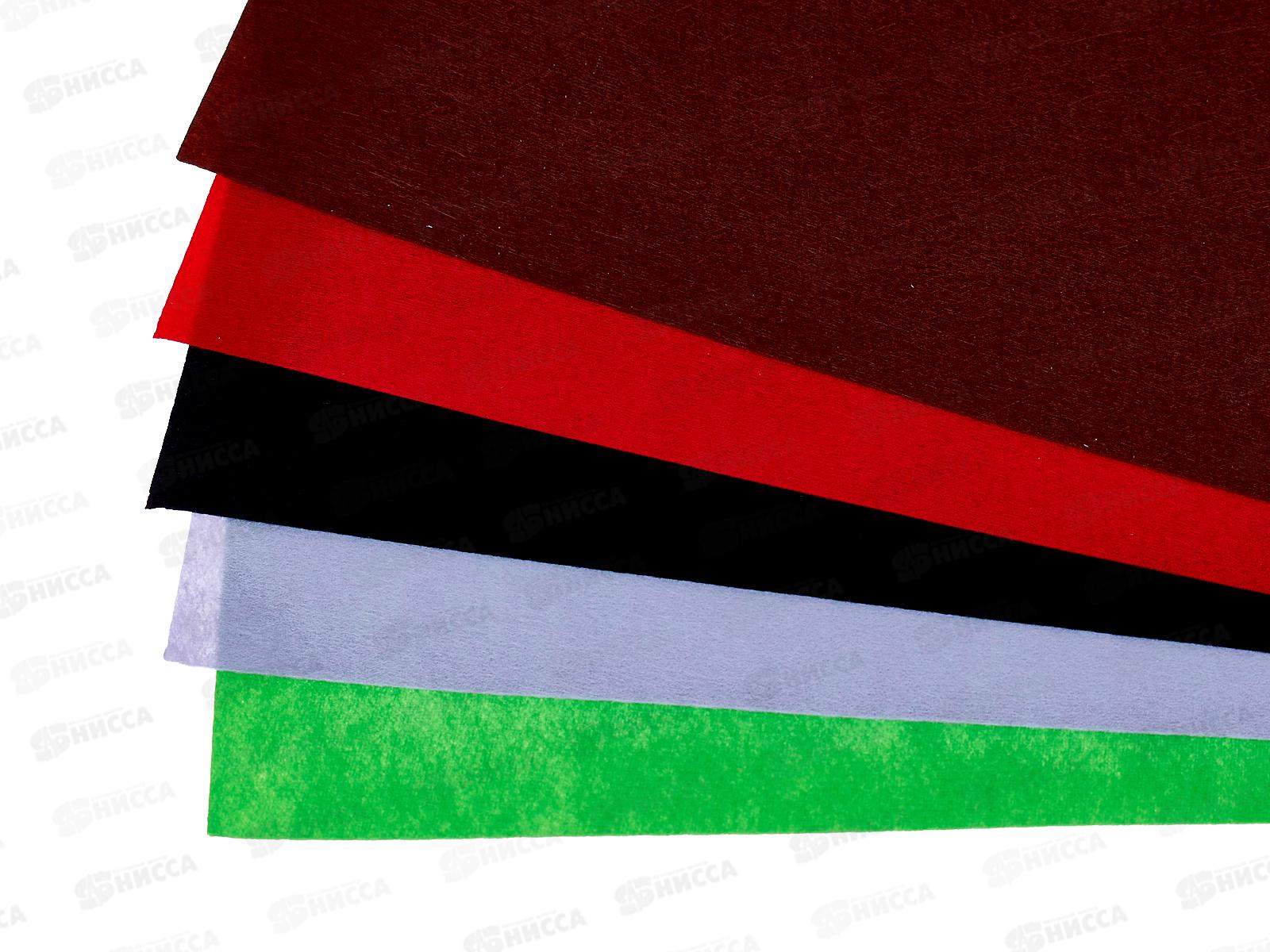 Фетр &quotGamma&quot Premium 25х30+-2см 5шт ассорти №1 FKА05-25/30