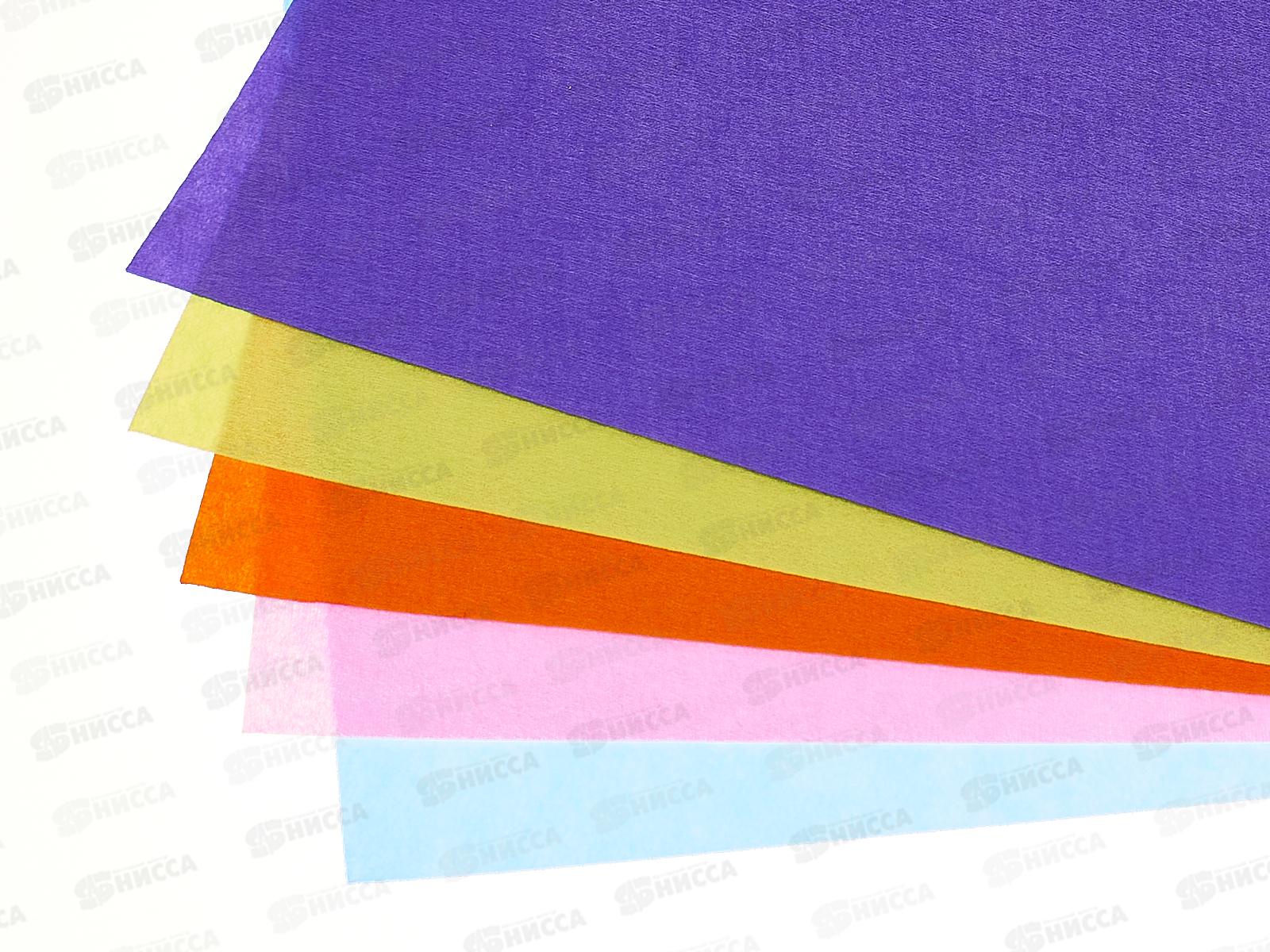 Фетр &quotGamma&quot Premium 25х30+-2см 5шт ассорти №2 FKА05-25/30