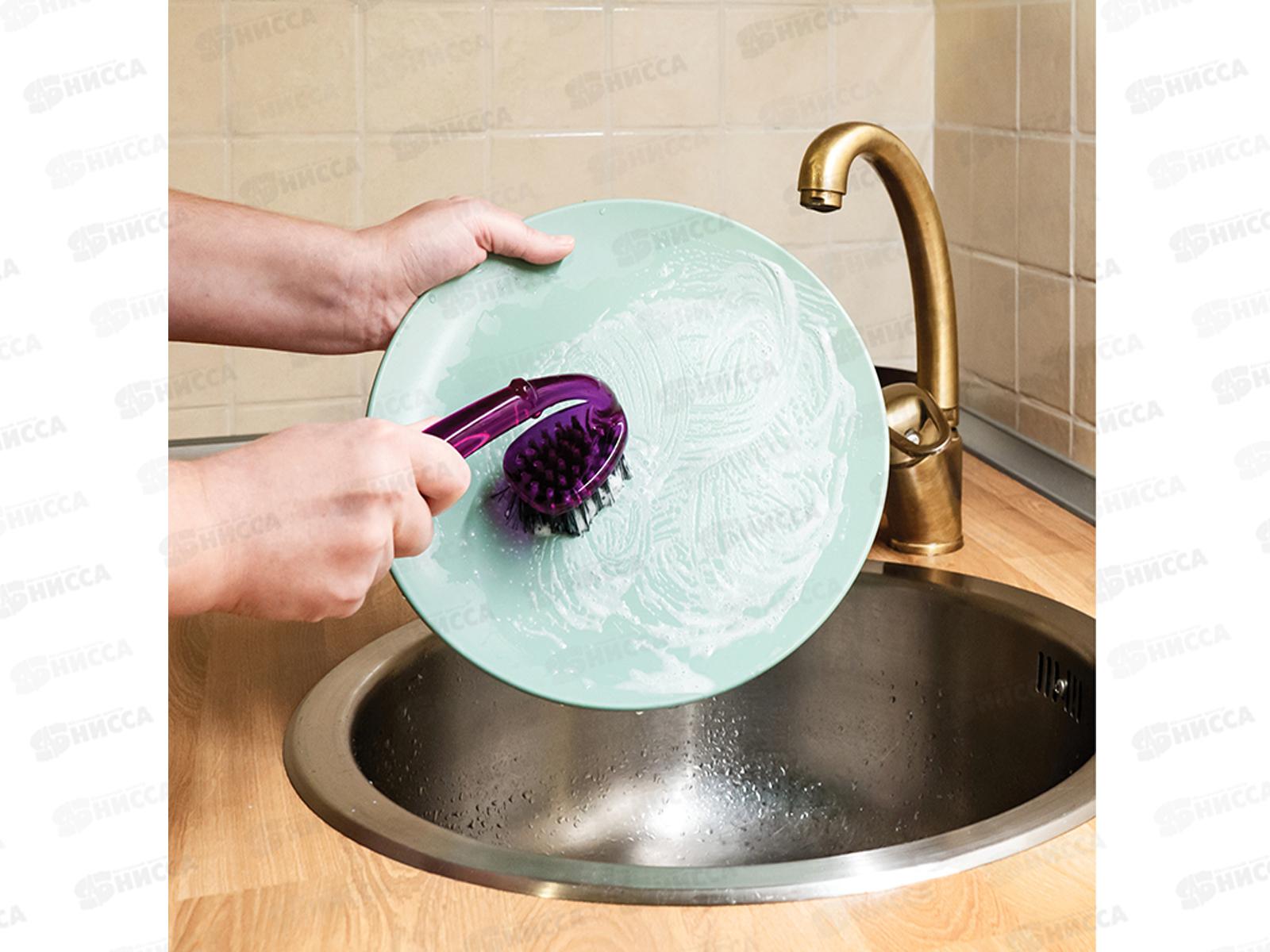 Щетка для посуды ГЛЯНЕЦ микс М5203 *12