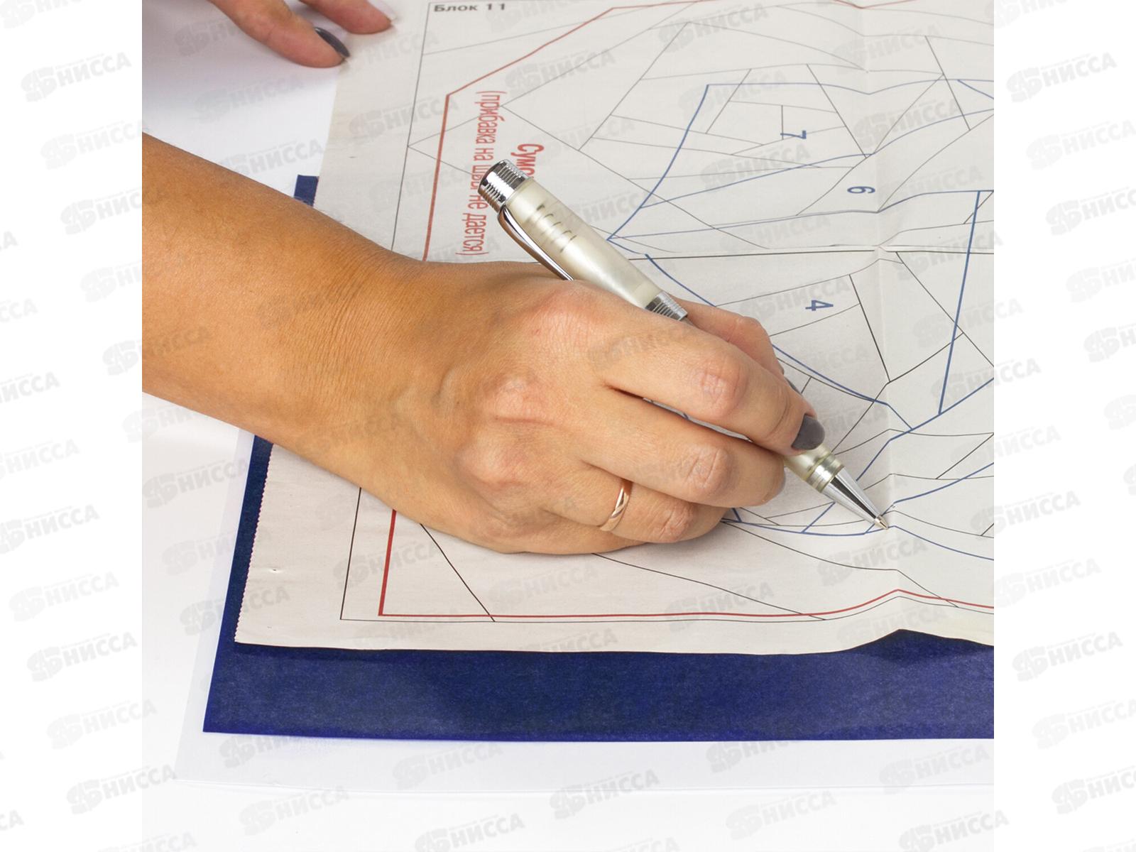 Бумага копировальная А4  50л BRAU синяя, 112402*10