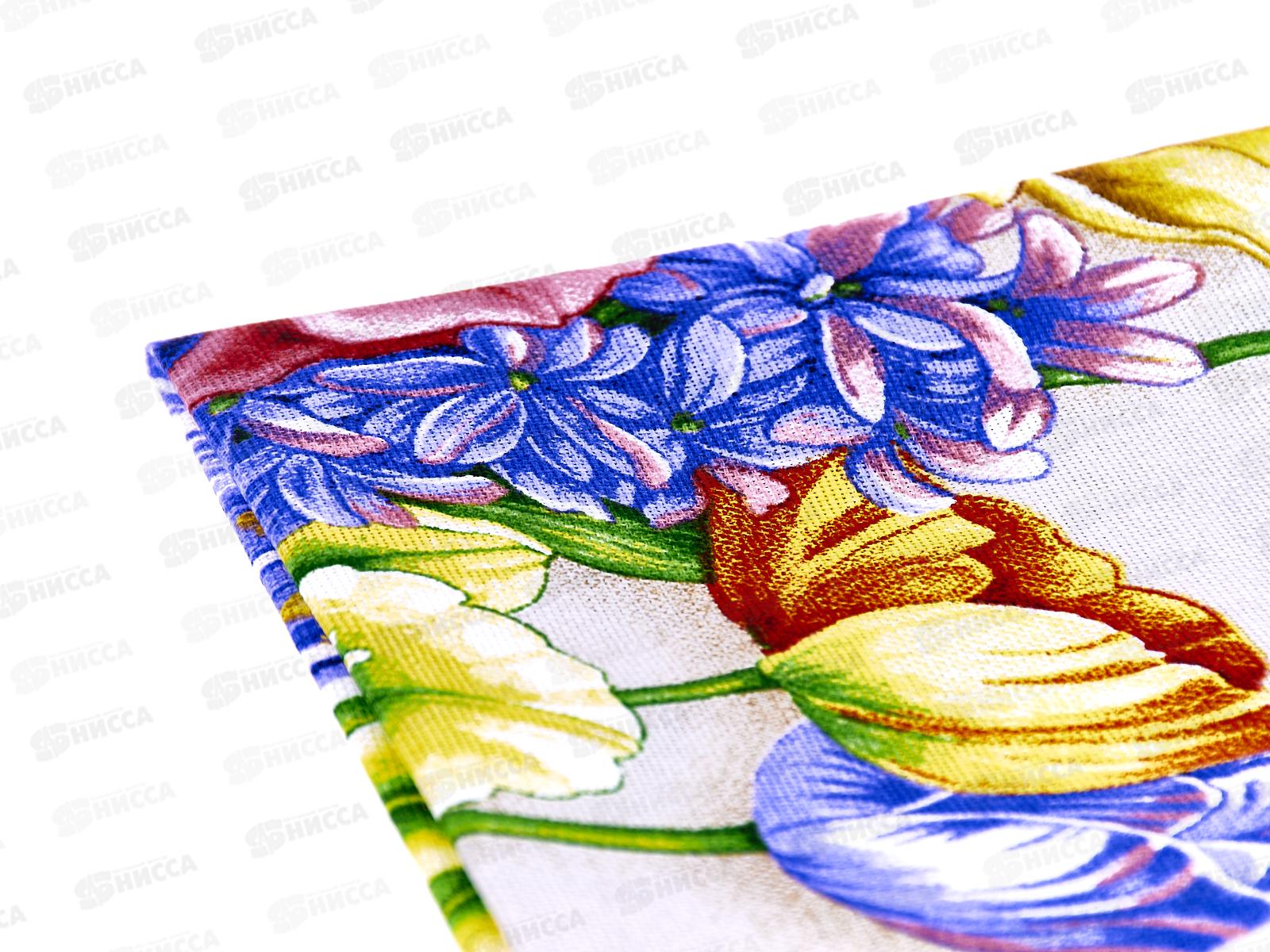 Полотенце из рогожки 60*45 Аромат весенних цветов, ПР0754